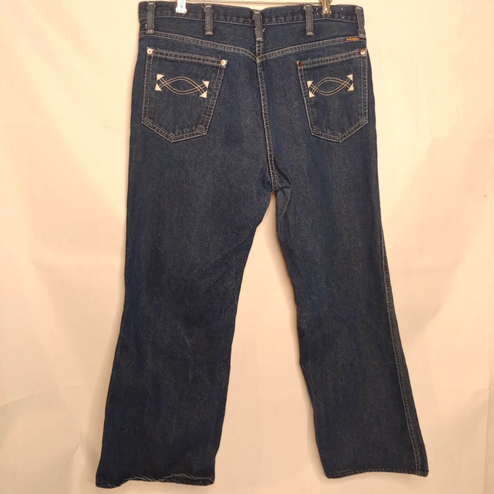 Vintage VINTAGE Mr. Leggs Jeans Western Style Dark Indigo Blue Cotton Denim 36x27 Mens Size US 36 / EU 52 - 2 Thumbnail