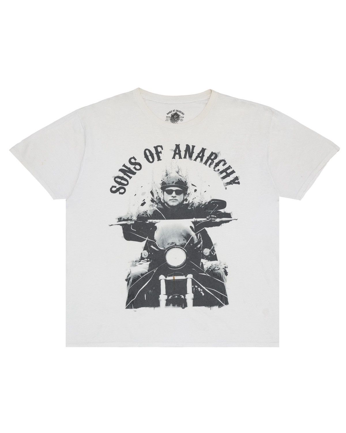 Vintage Sons of Anarchy Motorcycle Graphic Tee Trashed Faded Size US XL / EU 56 / 4 - 1 Thumbnail