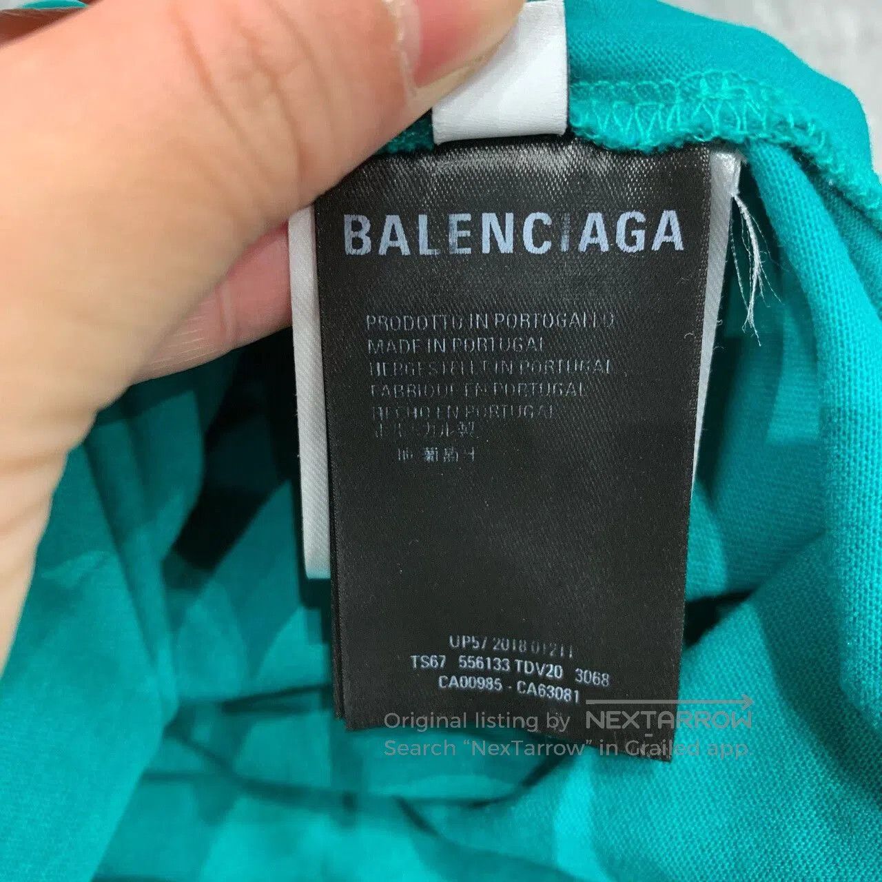 Balenciaga Balenciaga Short Sleeve Rainbow Embroidery Tee. Size S / US 4 / IT 40 - 5 Thumbnail