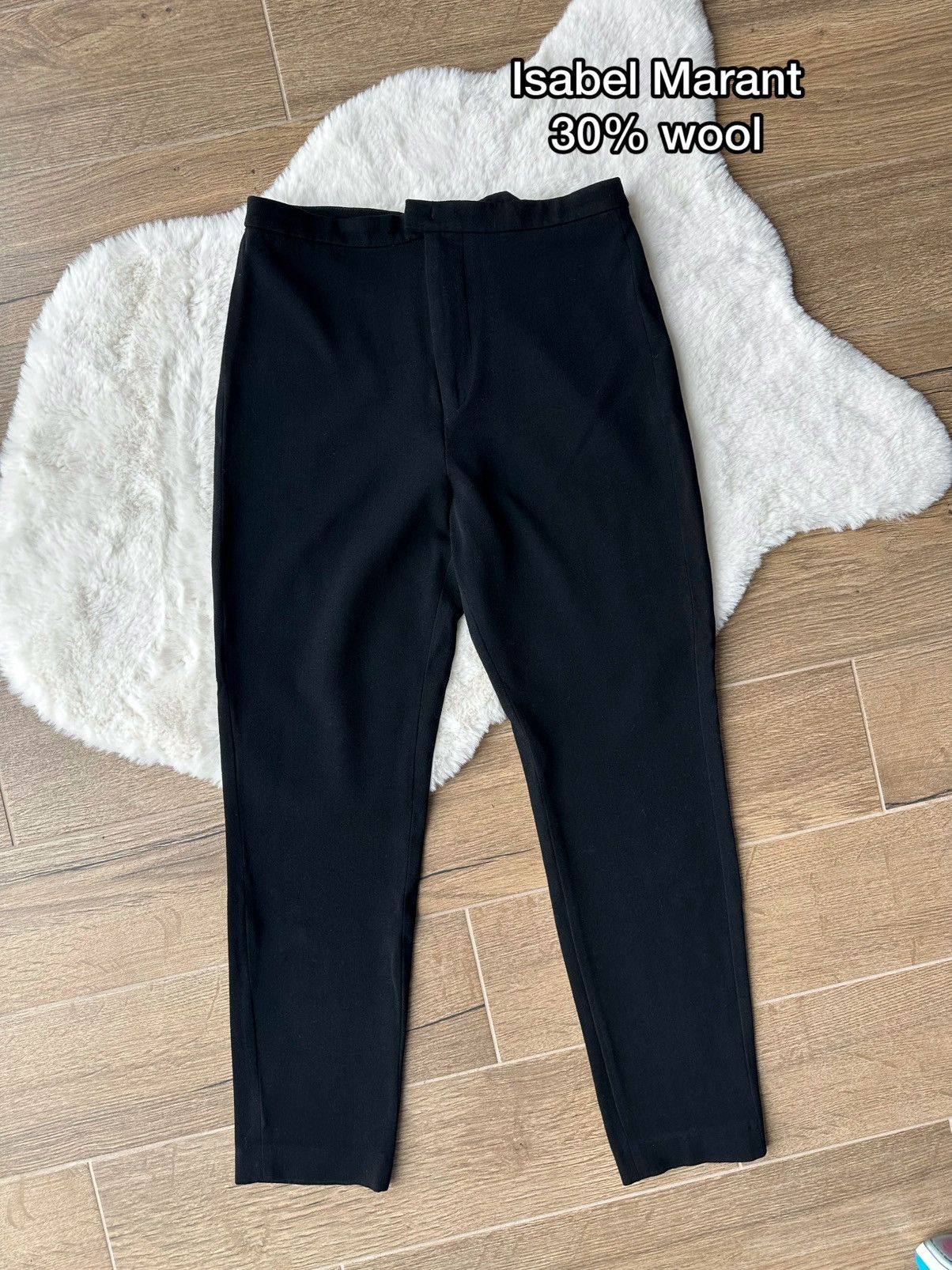 Isabel Marant Isabel Marant Basic Casual Straight Wool Pants Size 28" / US 6 / IT 42 - 1 Thumbnail