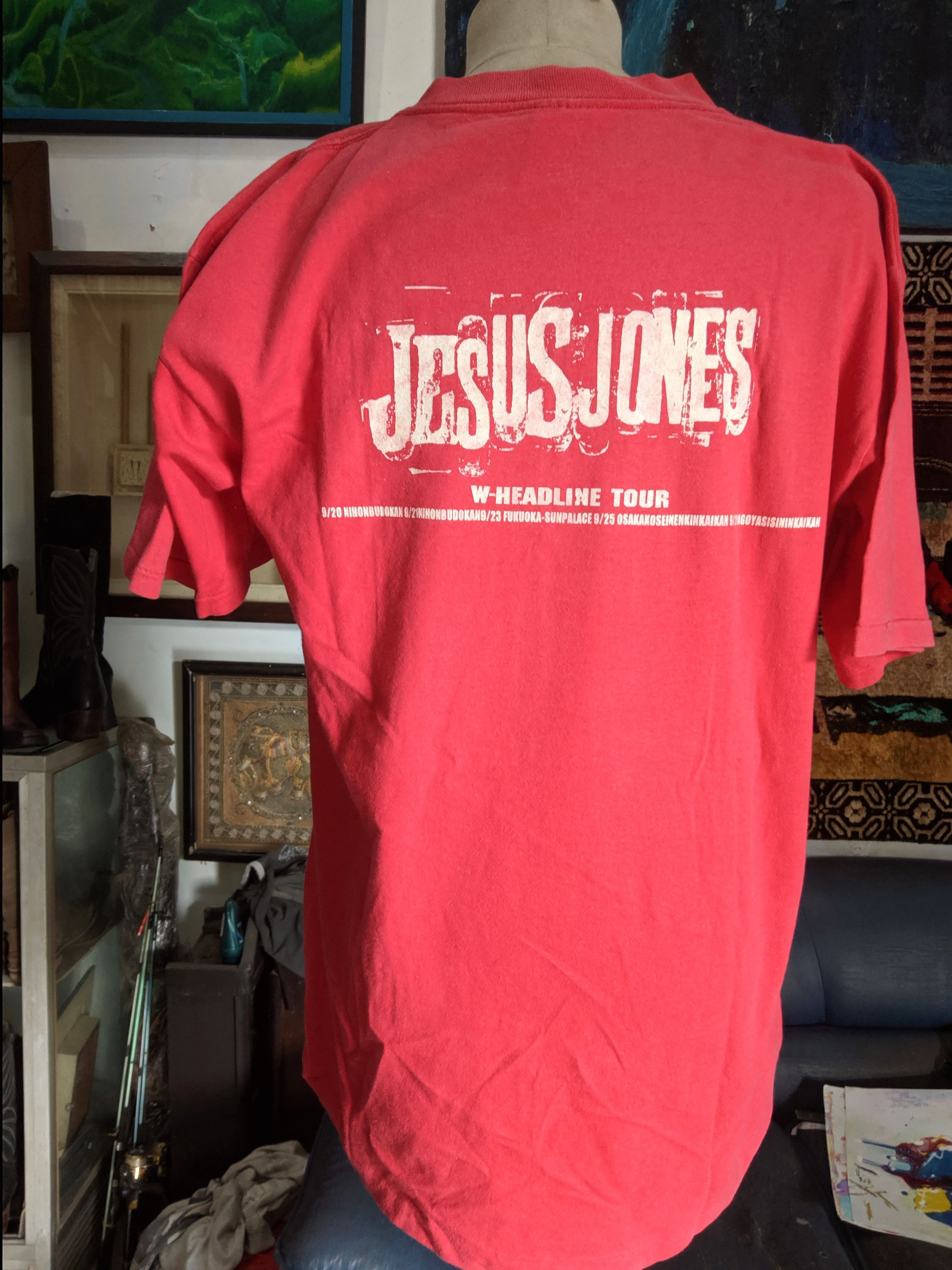 Band Tees 🍻 90s 'JESUS JONES L,The Cure Smashing Pumpkins Nirvana Size US L / EU 52-54 / 3 - 5 Thumbnail