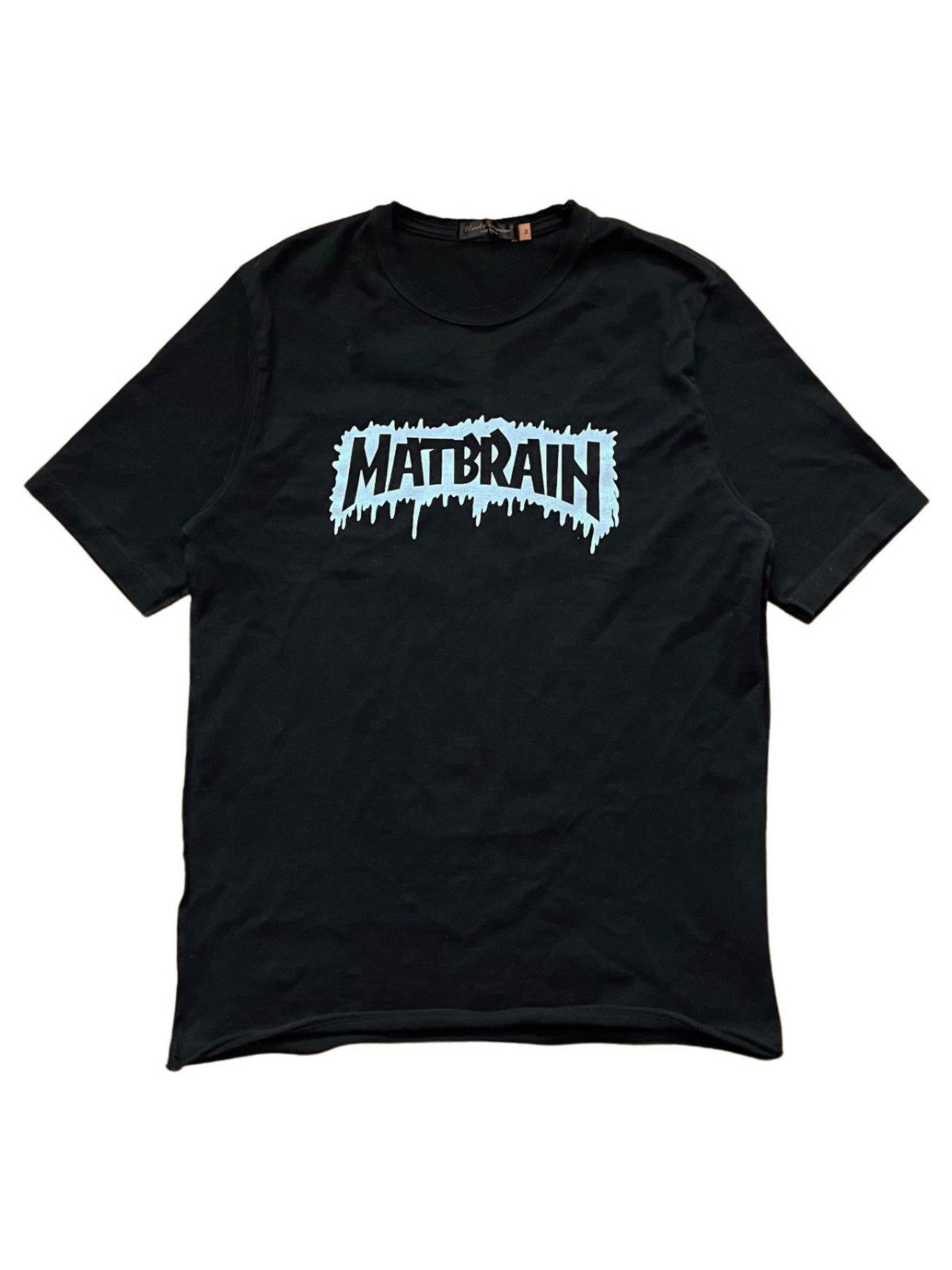 image of Undercover Ss05 Matbrain Thrasher Rip Tee in Black, Men's (Size XL)