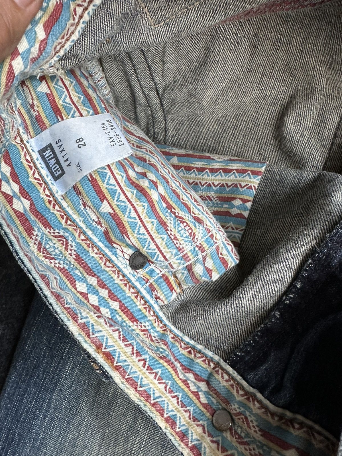 Beauty Beast Edwin Exclusive Vintage Flare Stone Washed Denim D387 Size US 28 / EU 44 - 17 Thumbnail