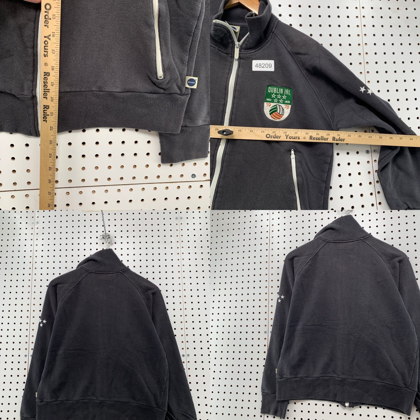 Vintage Blue Marlin Ireland Fleece Jacket Mens Small Black Retro Vintage Dublin 78 Cincinnati? Size US S / EU 44-46 / 1 - 9 Thumbnail