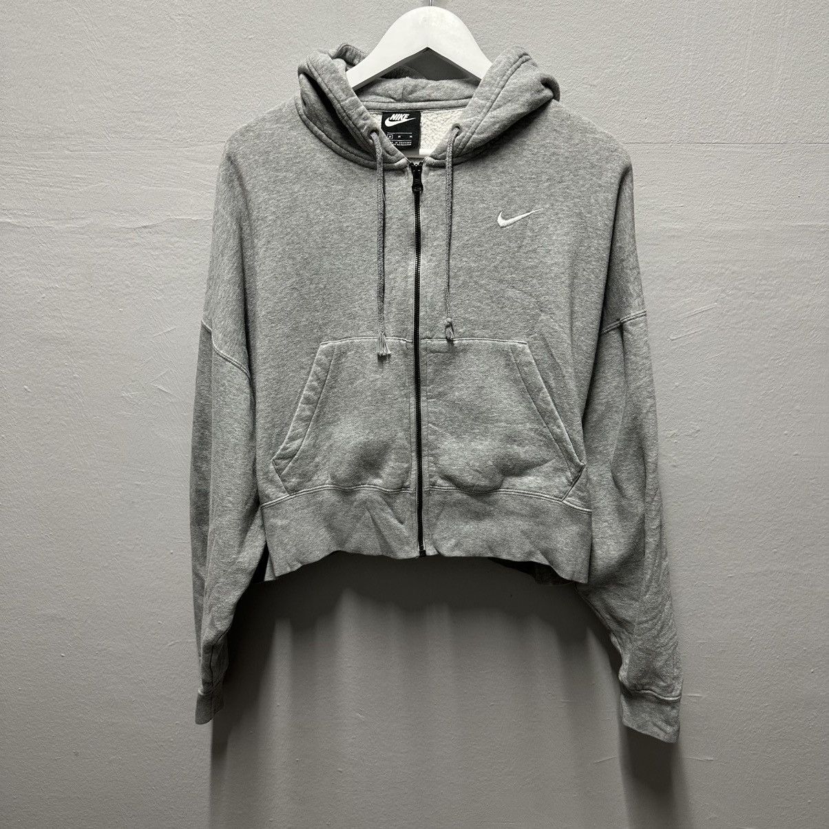 Nike Streetwear Vintage Vintage Nike Boxy Zip Hoodie Balenciaga Style Grailed