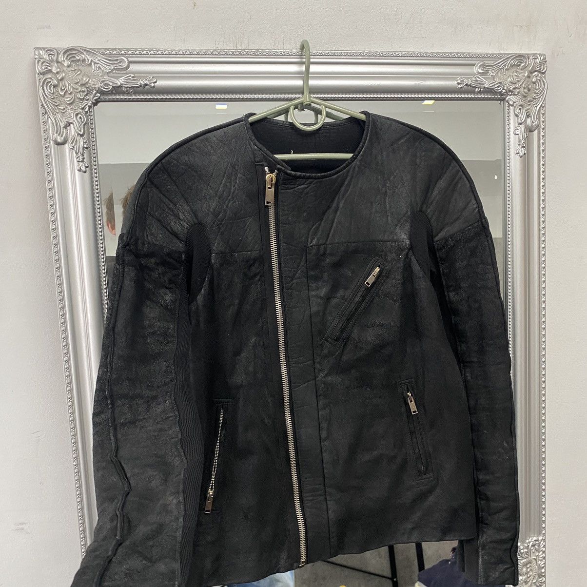 Rick Owens Rick Owens Jacket Suede Biker Size S / US 4 / IT 40 - 4 Thumbnail
