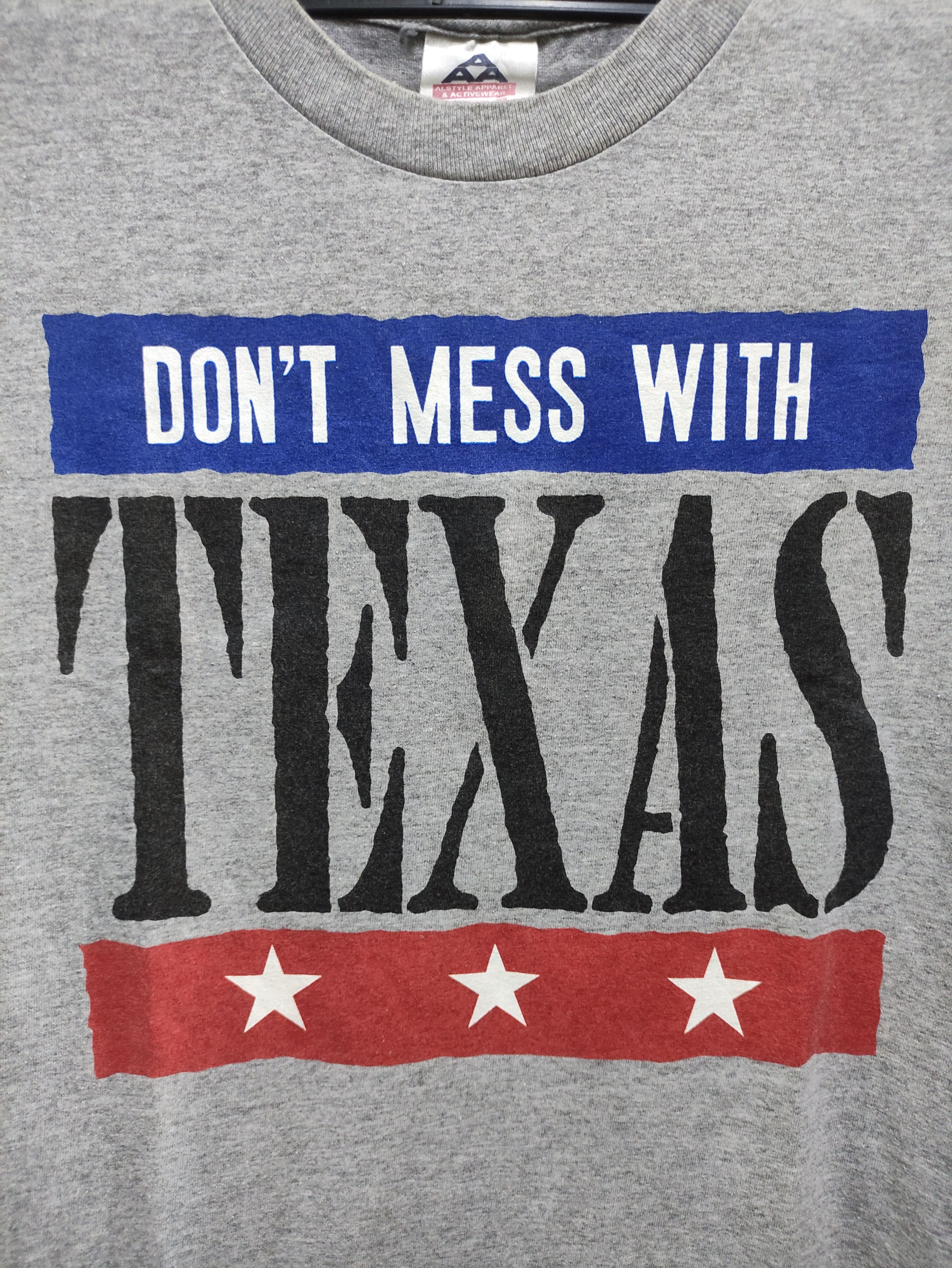 Vintage Vintage DON'T MESS WITH TEXAS tee Size US L / EU 52-54 / 3 - 3 Thumbnail
