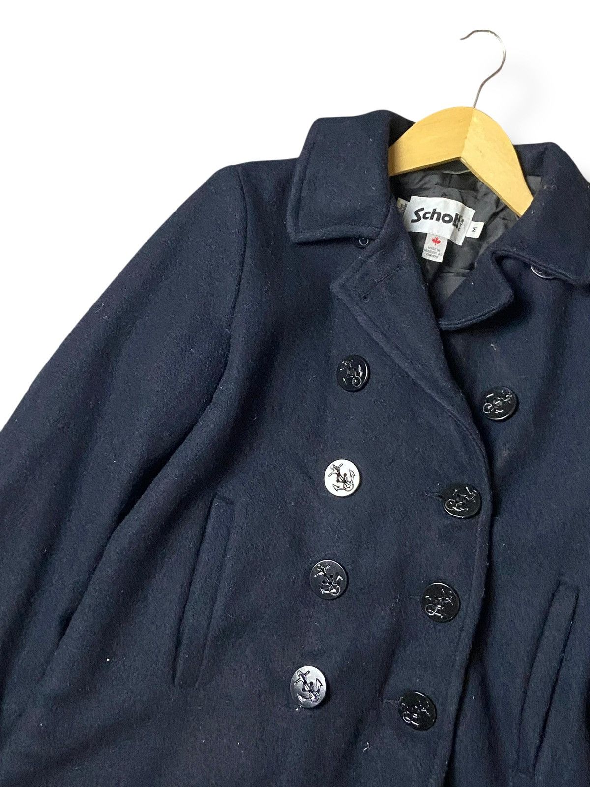 Japanese Brand × Schott × Vintage SCHOTT NYC Double Breasted Wool Jacket (128) Size US M / EU 48-50 / 2 - 4 Thumbnail