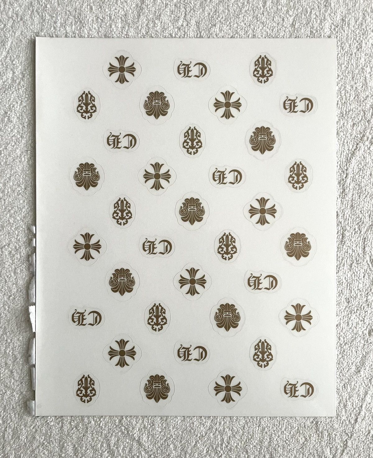 Chrome Hearts Chrome hearts sticker sheet from CH Magazine Size ONE SIZE - 1 Thumbnail