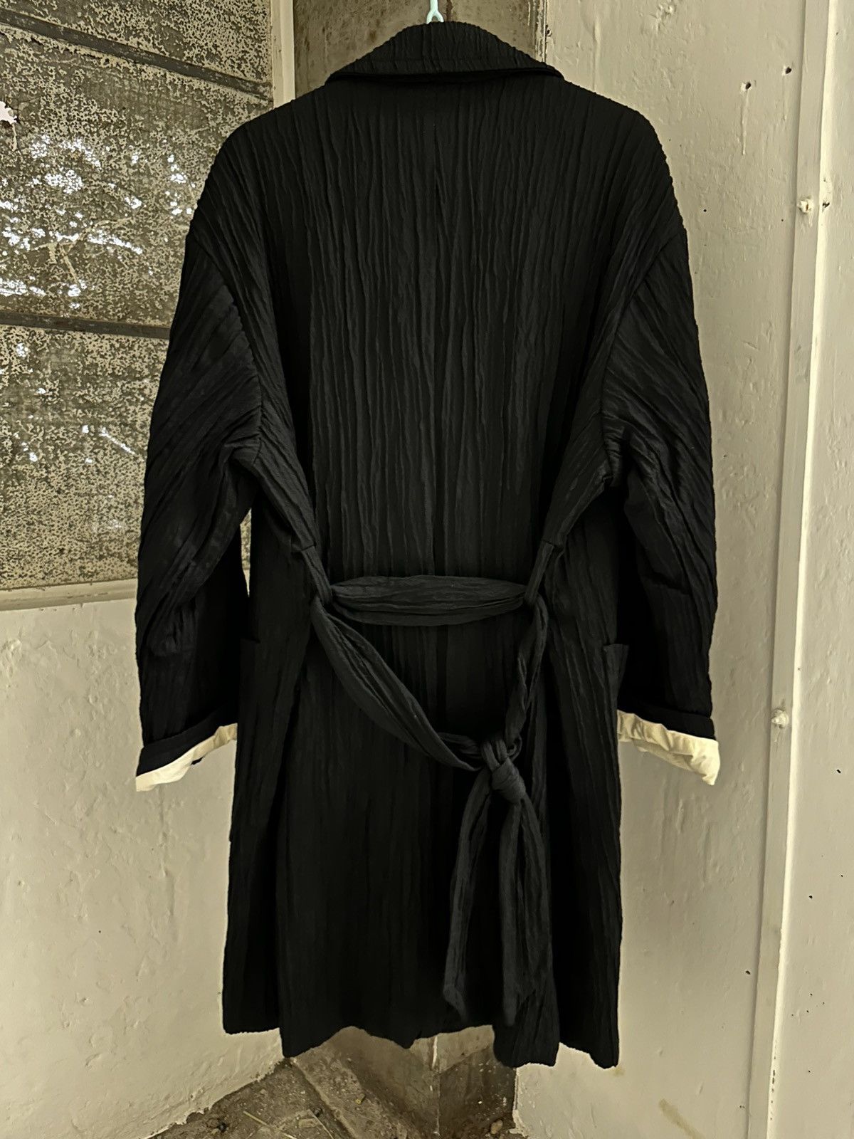 Sasquatchfabrix Sasquatchfabrix Gown coat YouRyu black wool Size US L / EU 52-54 / 3 - 3 Thumbnail