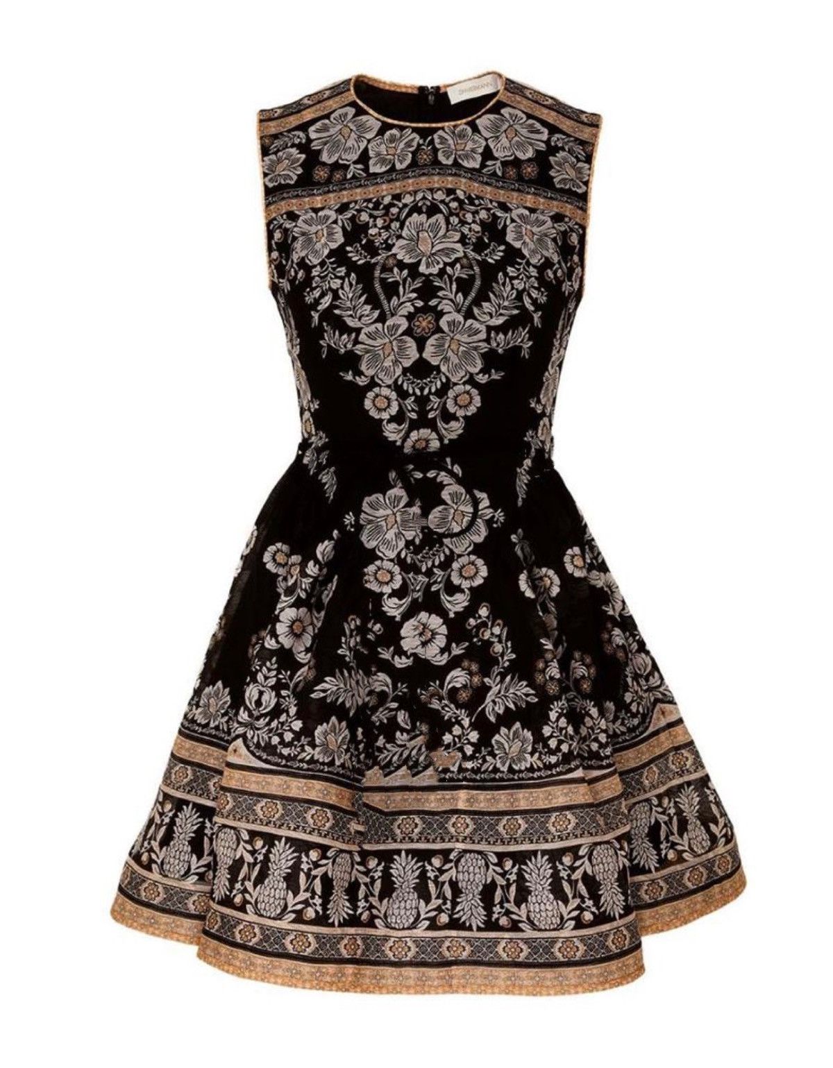 Zimmermann Zimmermann Balance Peplum Mini Dress size 0/us size 4 Size S / US 4 / IT 40 - 1 Thumbnail