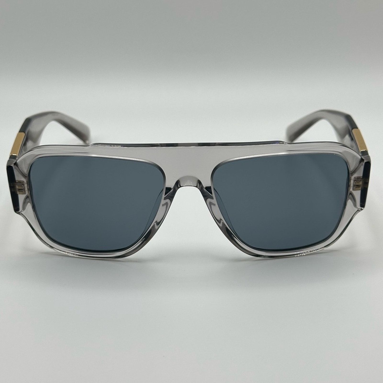 Versace NEW VERSACE VE4436U 530580 Transparent Grey Dark Blue Unisex Size ONE SIZE - 7 Thumbnail