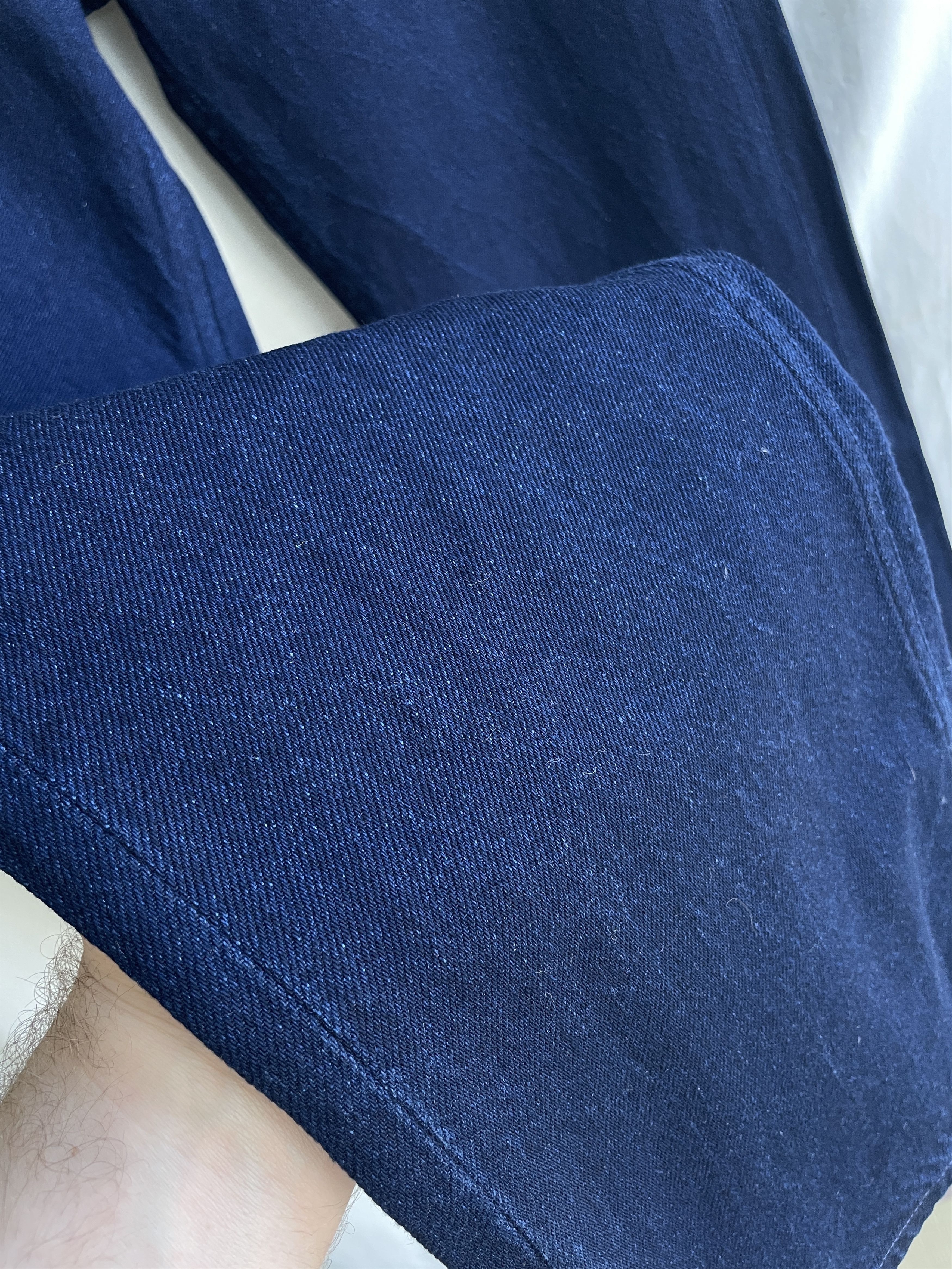 Nudie Jeans Nudie Jeans Indigo Relaxed Denim Work Pants Size 31x30 Size US 30 / EU 46 - 7 Thumbnail