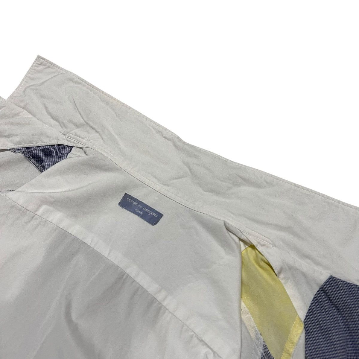 Comme des Garcons 558 02SS Comme Des Garcons Homme patchwork Panelled shirt Size US S / EU 44-46 / 1 - 5 Thumbnail