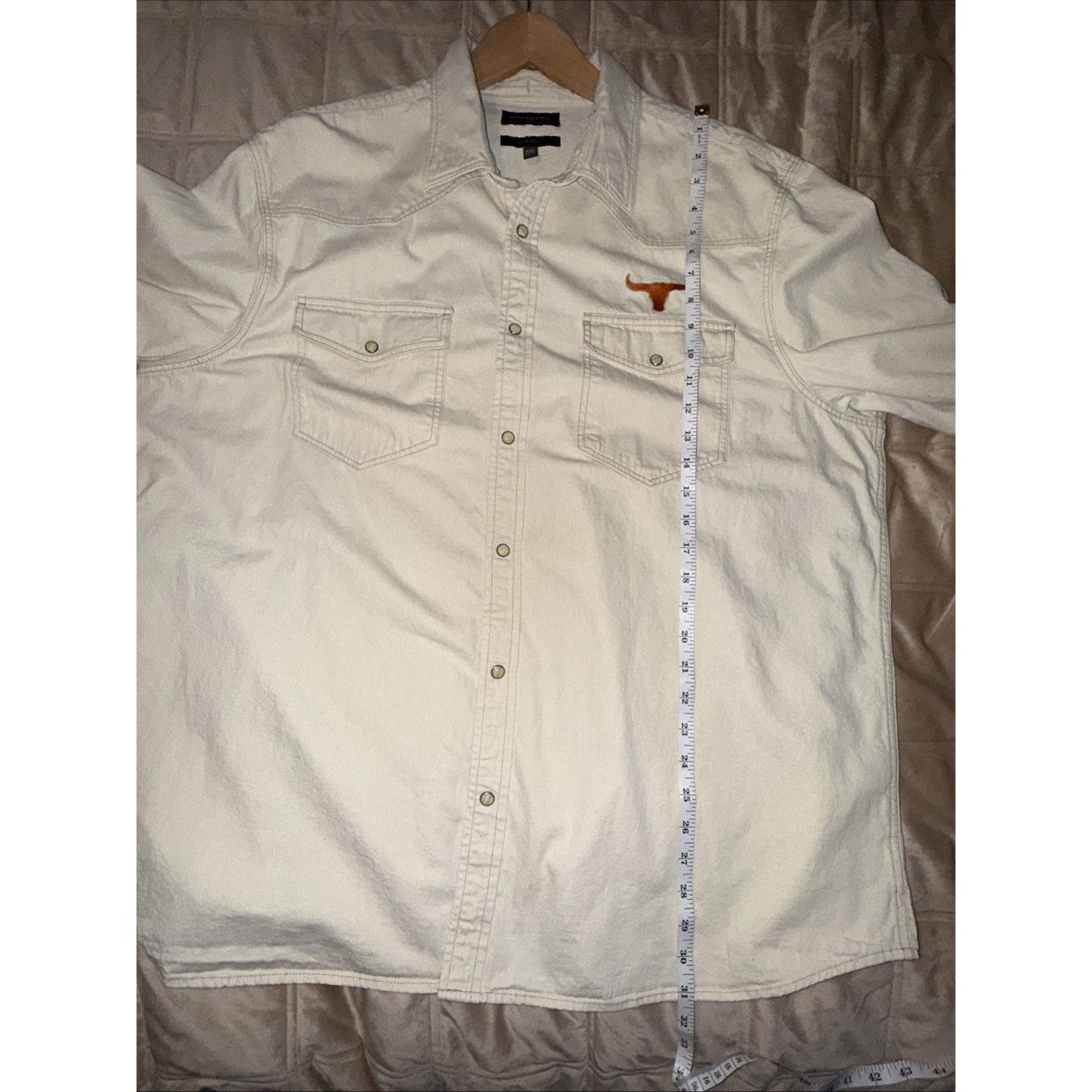 Banana Republic Banana Republic Men’s Western Sz XXL Pearl Snap Longhorns Size US XXL / EU 58 / 5 - 7 Thumbnail