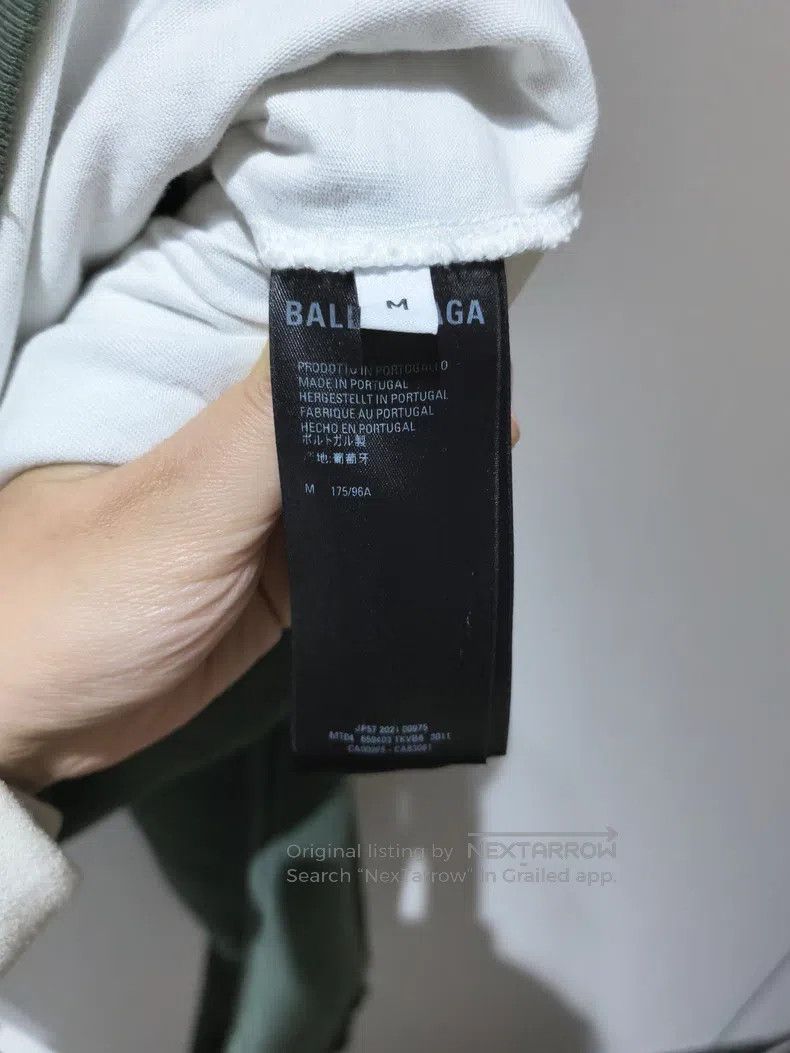 Balenciaga Balenciaga Faux Two-Piece Hooded Sweatshirt Size US M / EU 48-50 / 2 - 3 Thumbnail