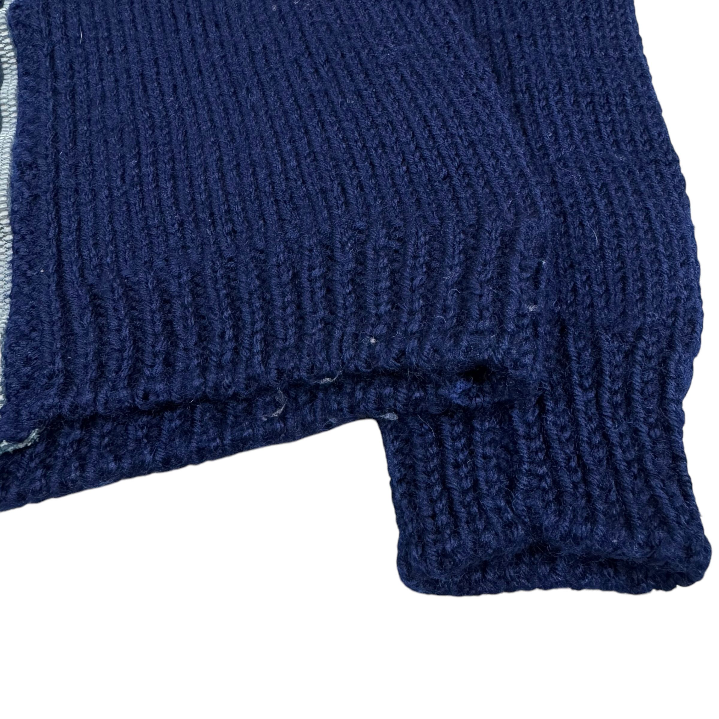 Kapital × Vintage Vintage Kapital style Navy Knit Sweater Size XS / US 0-2 / IT 36-38 - 3 Thumbnail