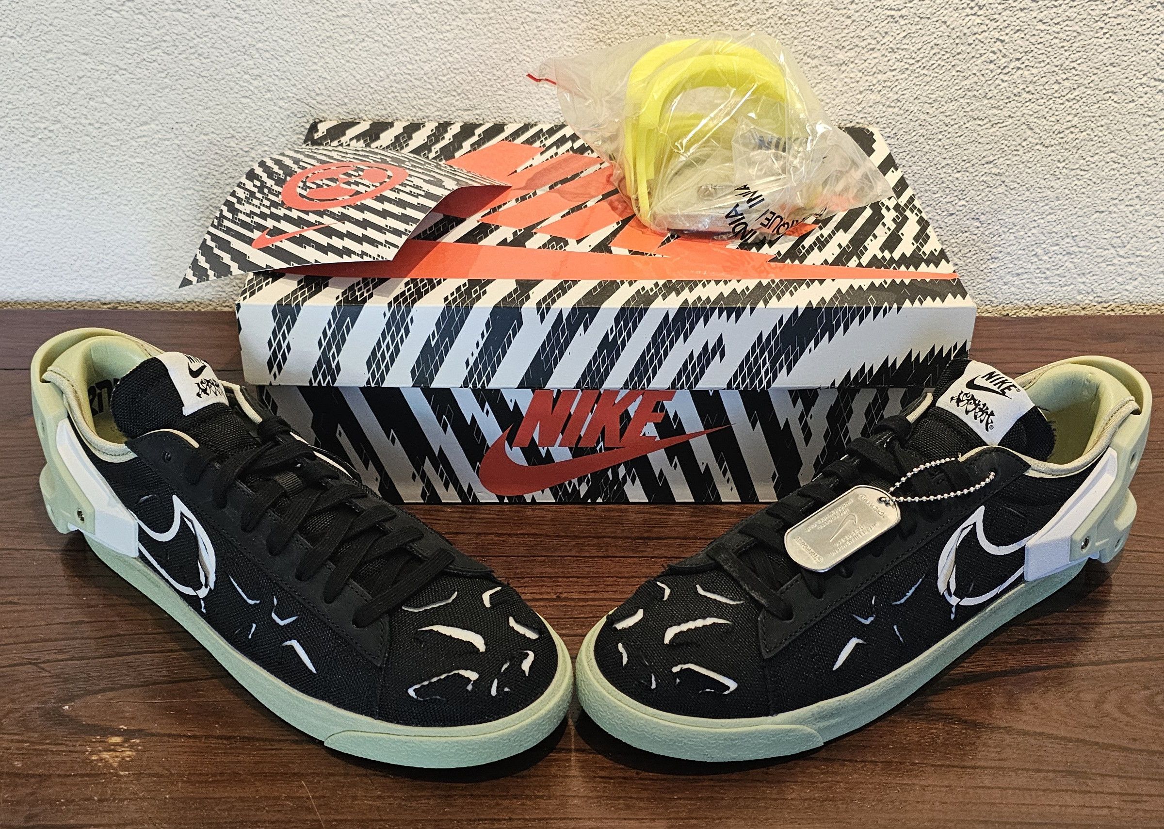 Acronym × Errolson Hugh × Nike Nike Blazer low / ACRNM S9/42,5 Size US 9 / EU 42 - 1 Thumbnail
