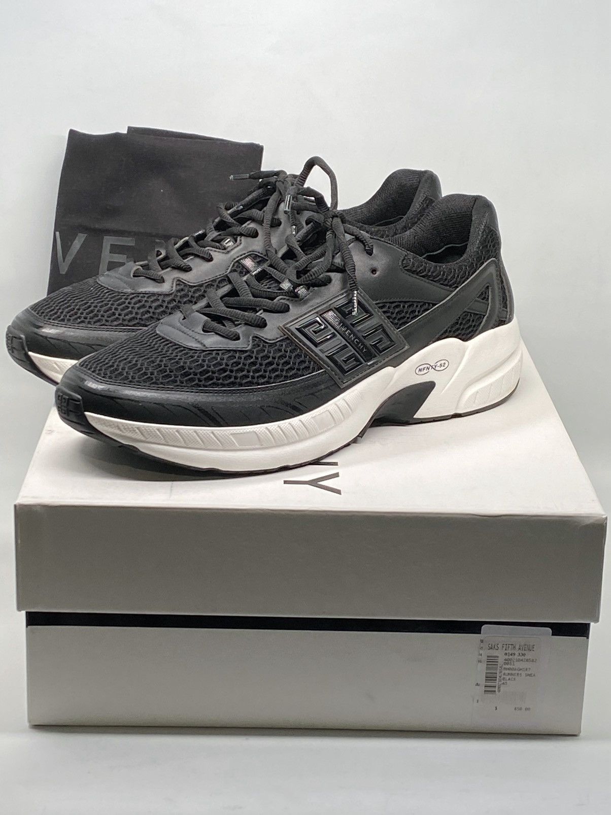 Givenchy Givenchy NFNTY-52 Low Top Sneaker size 45/us size 12 Size US 12 / EU 45 - 13 Thumbnail