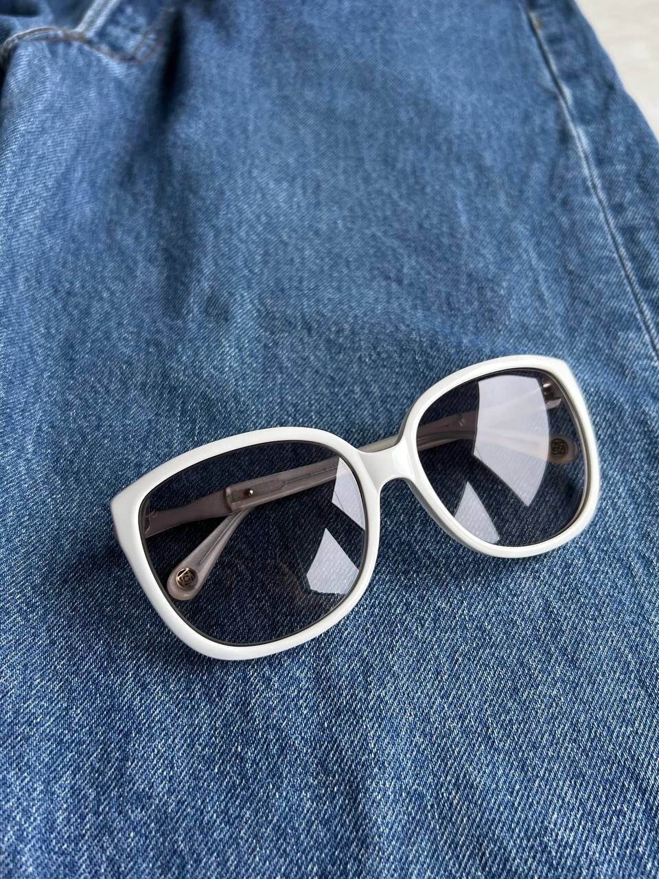Designer × Vintage Enni Marco White Sunglasses Vintage Eyewear's Made in Italy Size ONE SIZE - 10 Thumbnail