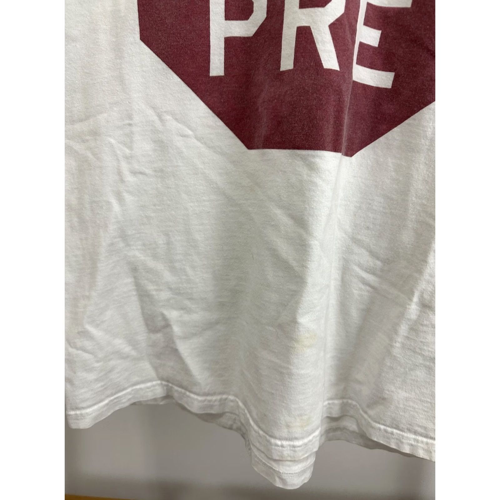 Nike VTG Nike STOP PRE Steve Prefontaine Running Short Sleeve T-Shirt M White Mens Shirt 2005 Y2K Size US M / EU 48-50 / 2 - 6 Thumbnail