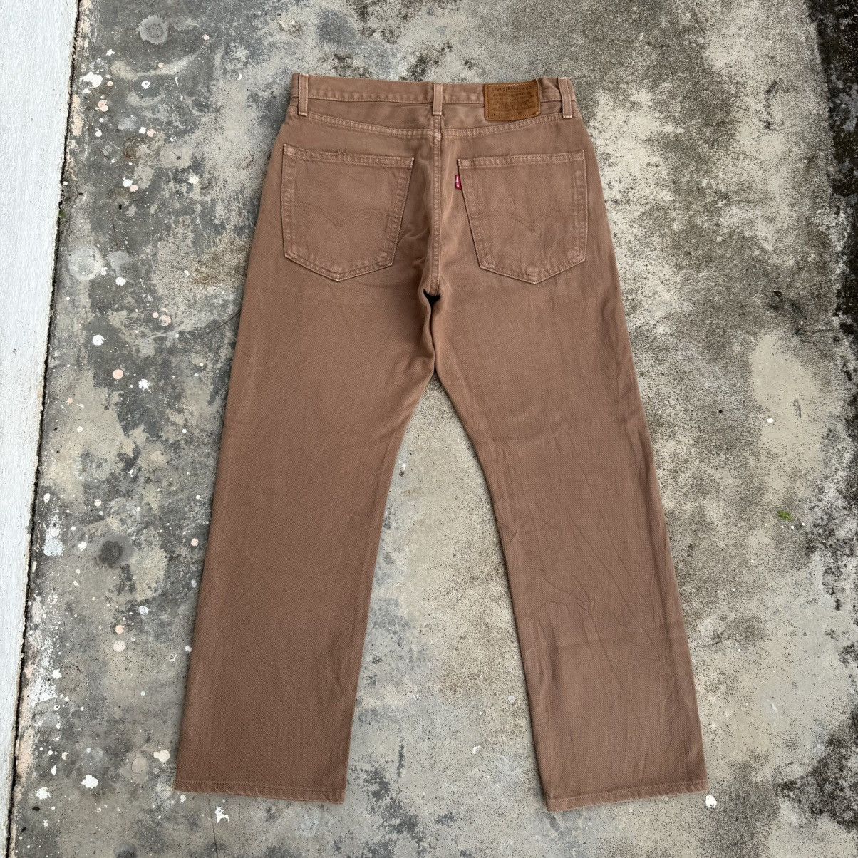 Levi's LEVI'S PREMIUM BROWN DENIM JEAN PANTS Size US 31 - 2 Thumbnail