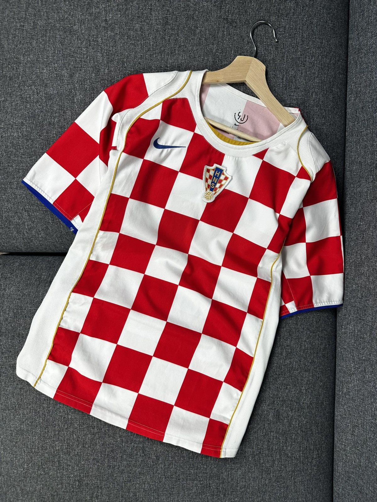 Nike Croatia Hrvatska Euro 2004 2006 Home Football Jersey