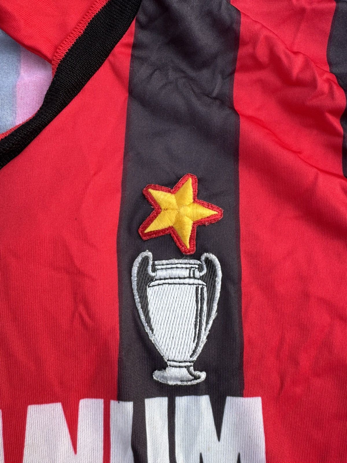 Adidas Rare Vintage Adidas 90/91 Ac Milan Champion League Jersey Size US S / EU 44-46 / 1 - 5 Thumbnail