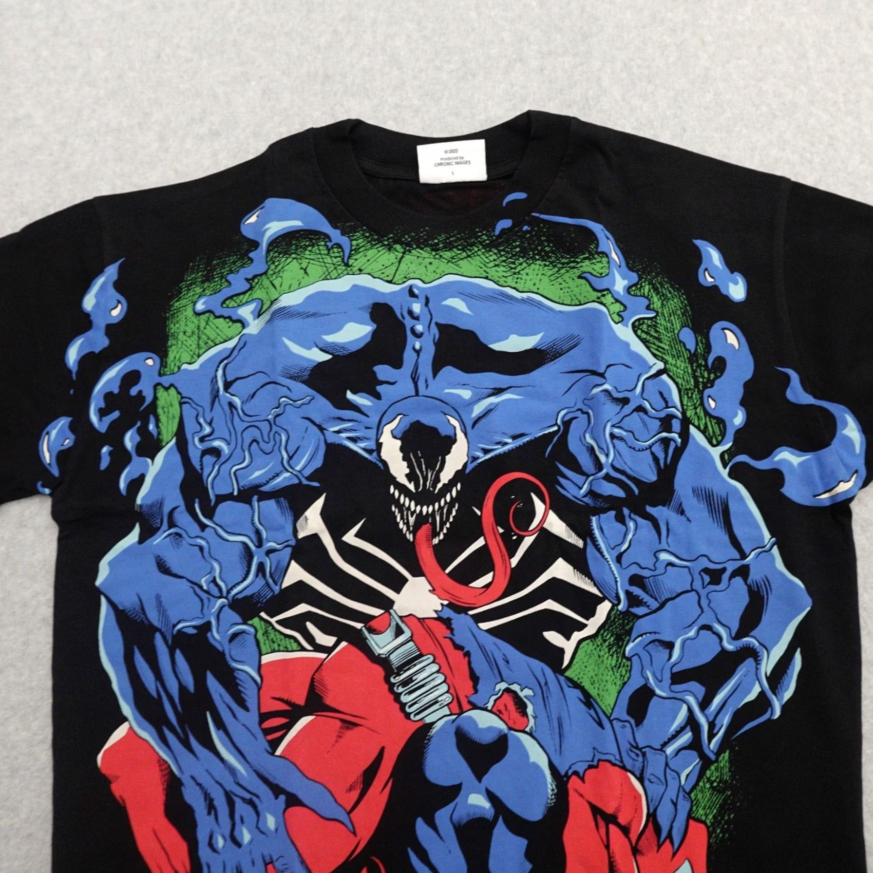 Vintage Chronic Images T-Shirt Mens Large Black Short Sleeve XS? Size US L / EU 52-54 / 3 - 7 Thumbnail
