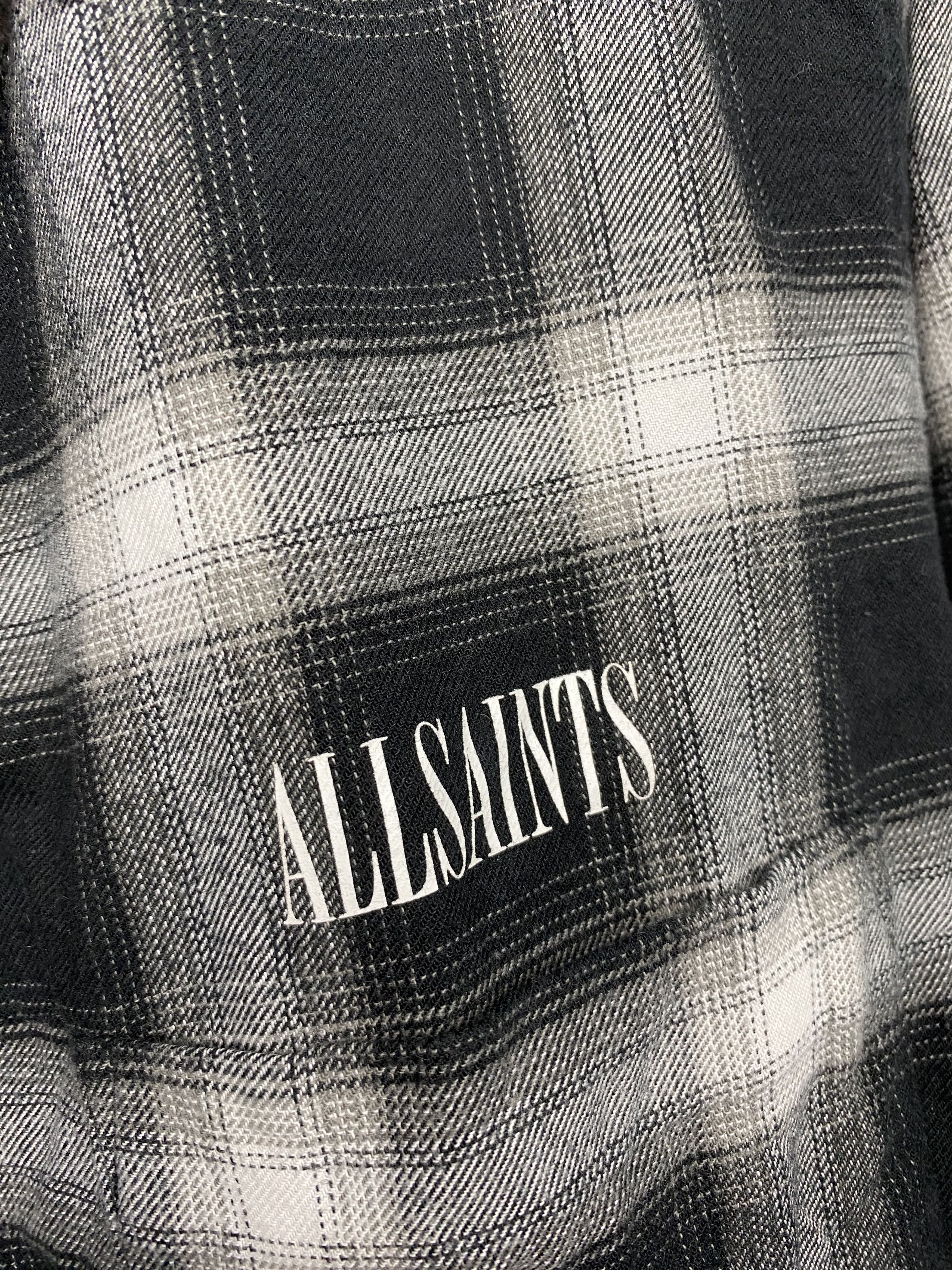 Allsaints Allsaints Mens Irvington Flannel Plaid Shirt Size US XS / EU 42 / 0 - 3 Thumbnail