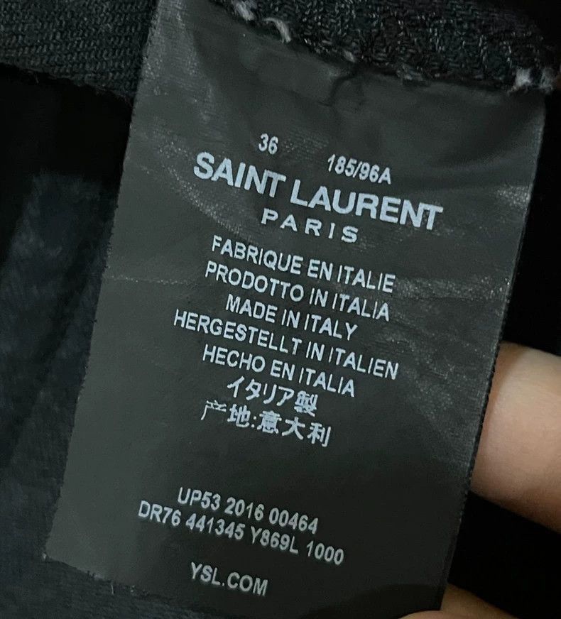 Saint Laurent Paris Saint Laurent Black Five-Zip Jeans- Size US 36 / EU 52 - 5 Thumbnail