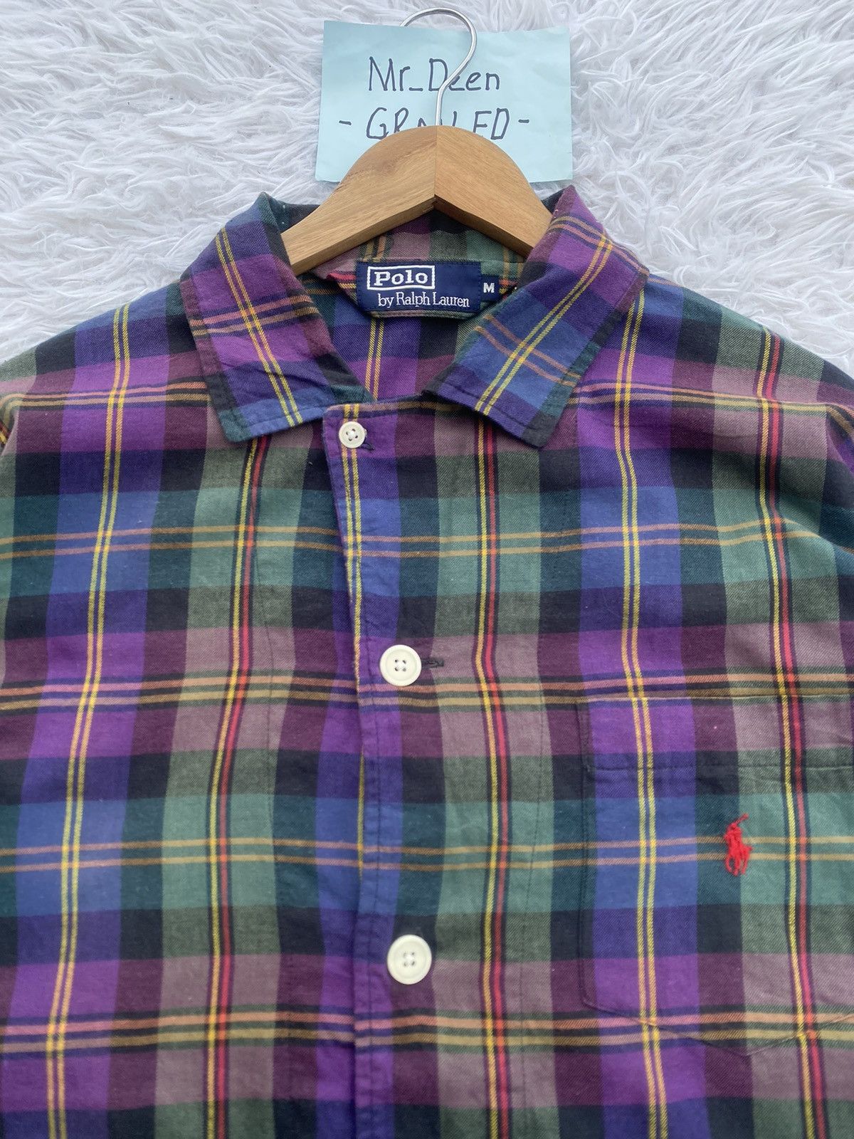Polo Ralph Lauren Rare Polo Ralph Lauren Checkered Buttons Up Shirt Size US M / EU 48-50 / 2 - 7 Thumbnail