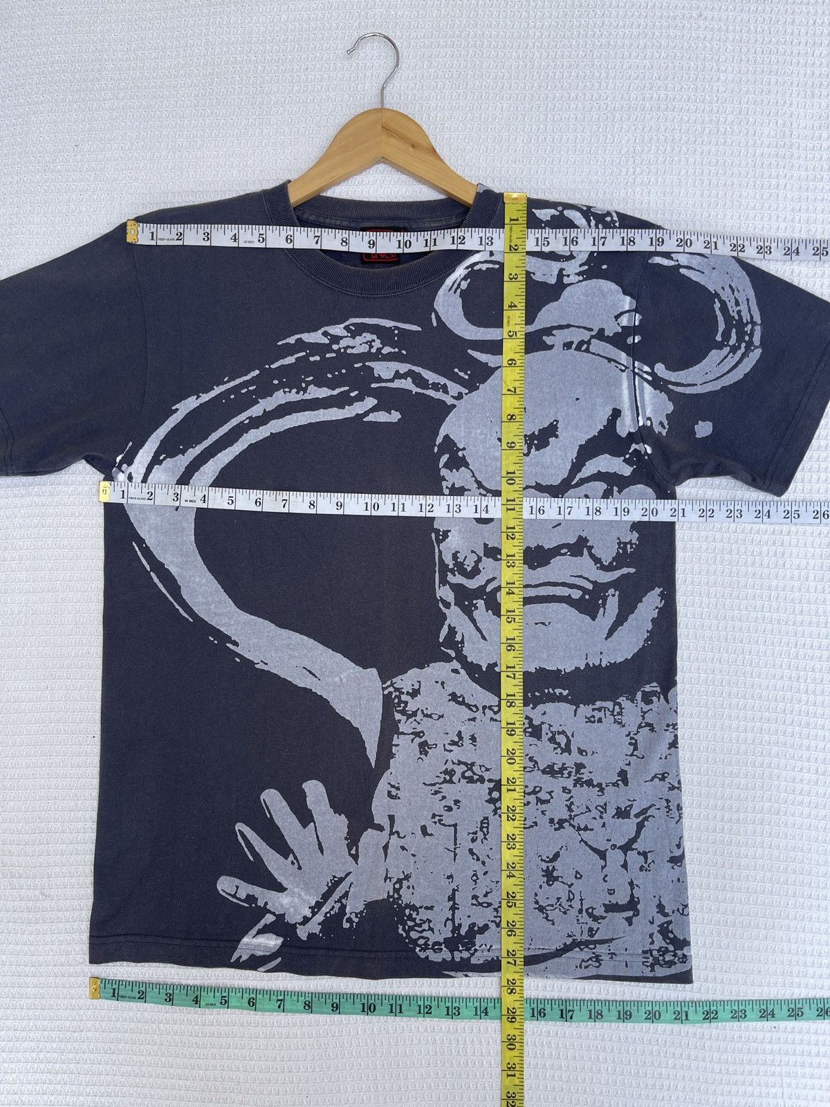 Karakuri Tamashii LastDrop🔥Vtg Japanese Sukajan Raijin & Fujin Graphic T-Shirt Size US L / EU 52-54 / 3 - 13 Thumbnail