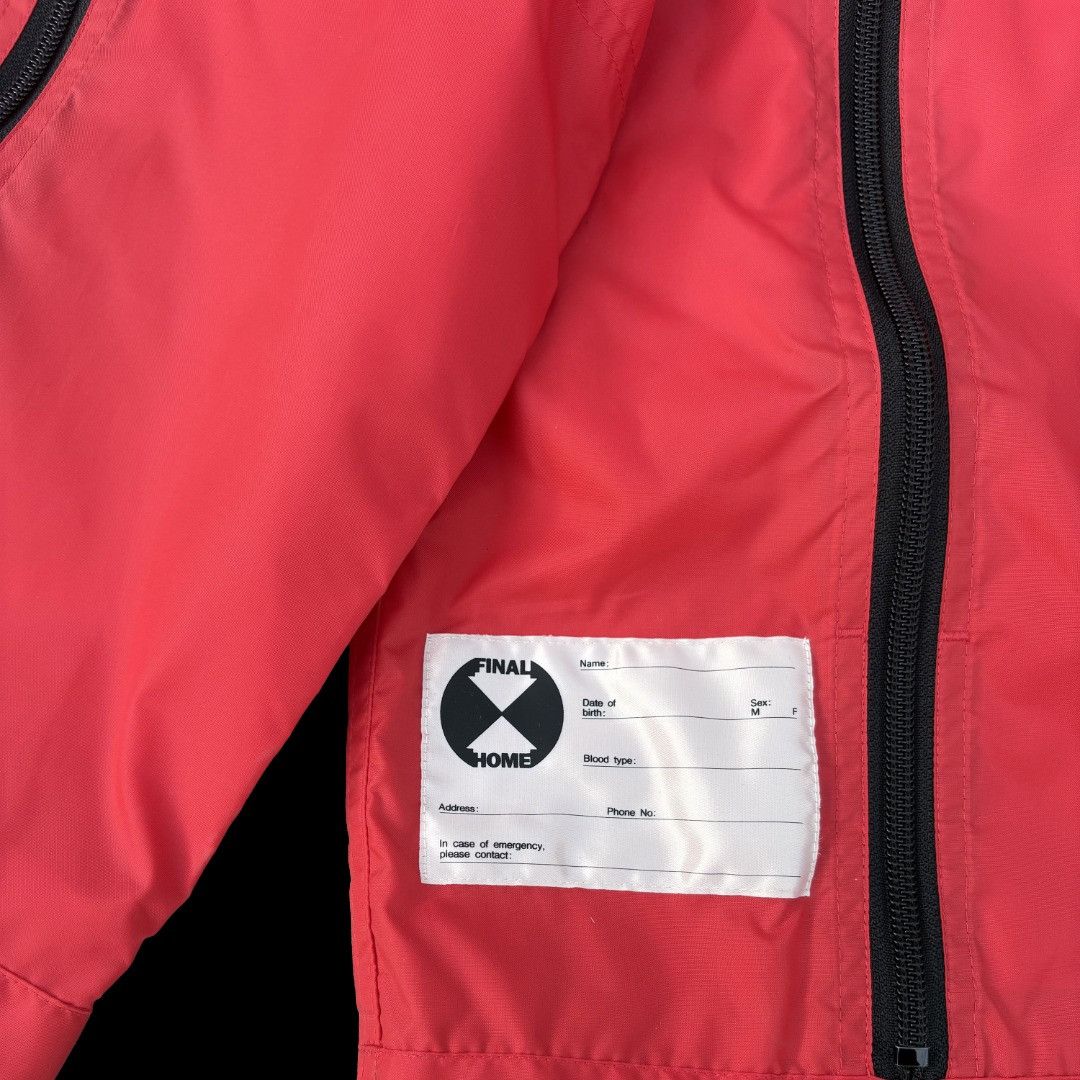 Final Home FINAL HOME | Rare Archive Multi-Zipper Survival Jacket Red Size US XXS / EU 40 - 9 Thumbnail