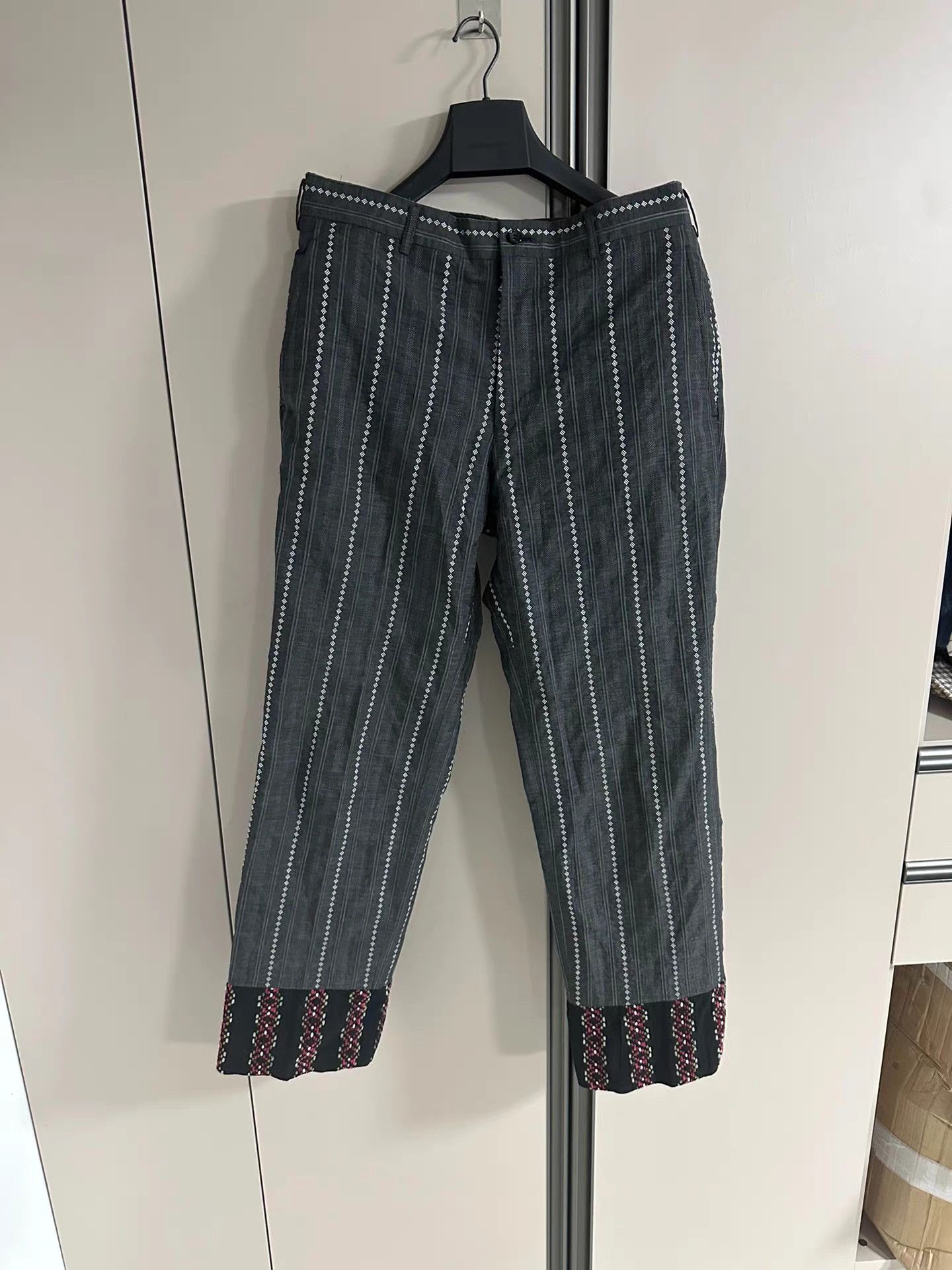 Comme des Garcons comme des garcons archive Patchwork Straight Trousers K18 Size US 35 - 1 Thumbnail