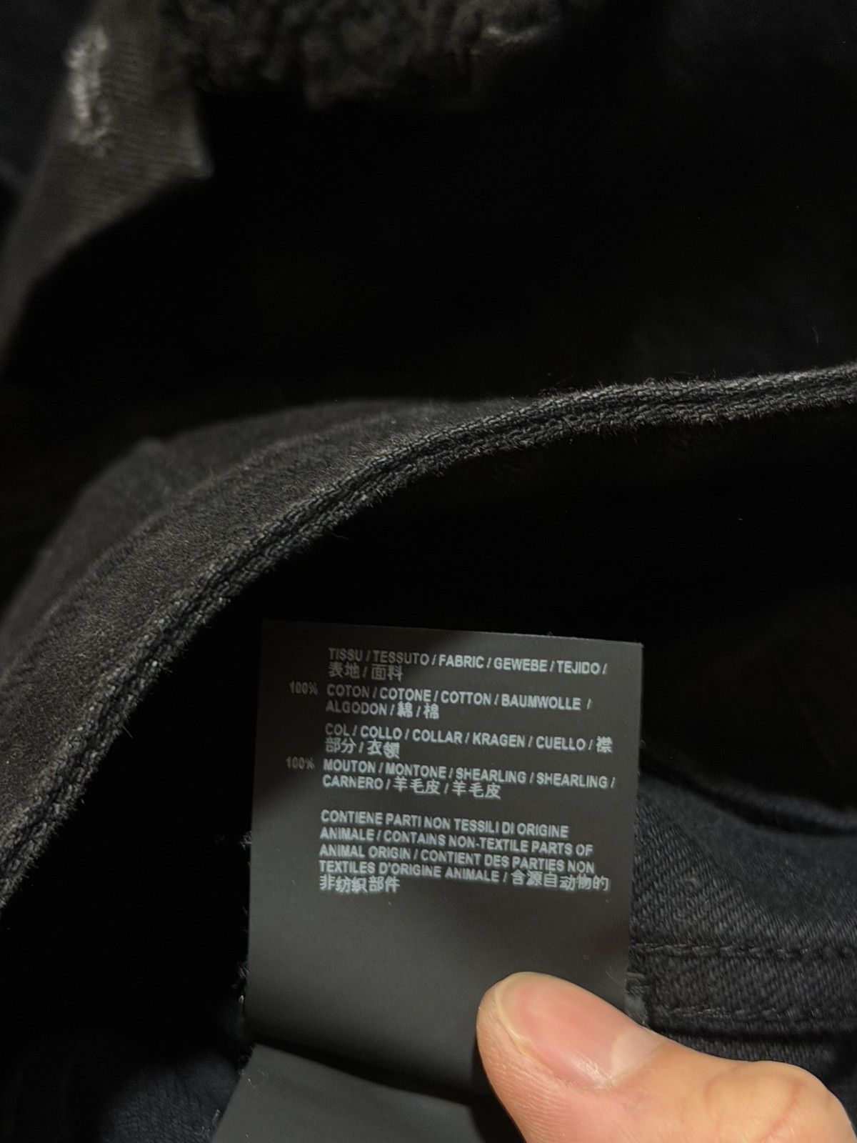 Saint Laurent Paris Shearling Collar Denim Trucker Jacket M Size US M / EU 48-50 / 2 - 7 Thumbnail