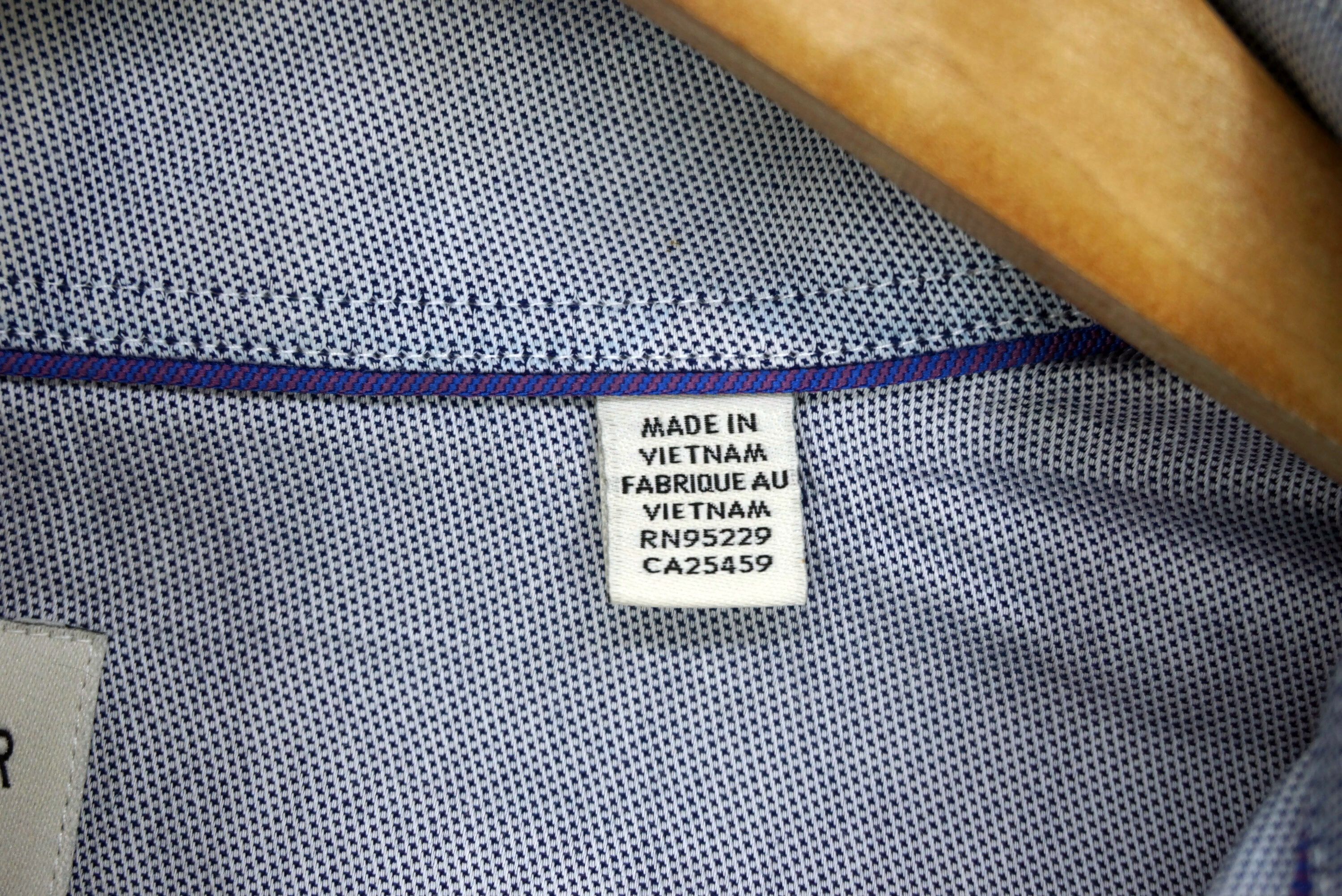 Ted Baker Endurance Spread Collar Button Down Shirt Size L Size US L / EU 52-54 / 3 - 14 Thumbnail