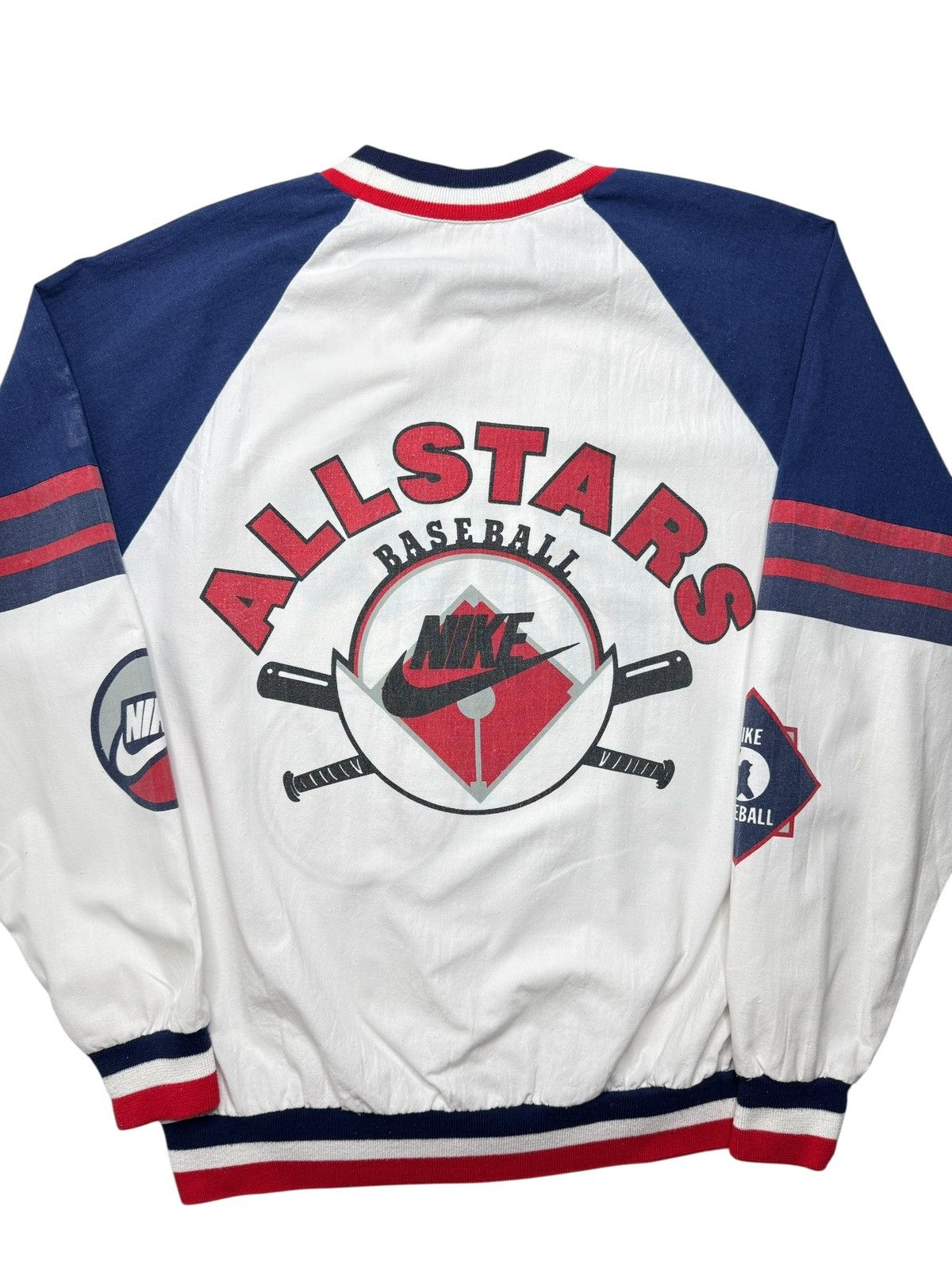 Nike Vintage Early 90’s Nike Baseball AllStars Sweater Size US M / EU 48-50 / 2 - 7 Thumbnail