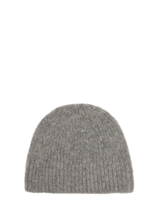 Dries Van Noten o1mle0226 Size: OS / Alpaca Blend Beanie / Cap in Gray Size ONE SIZE - 1 Thumbnail