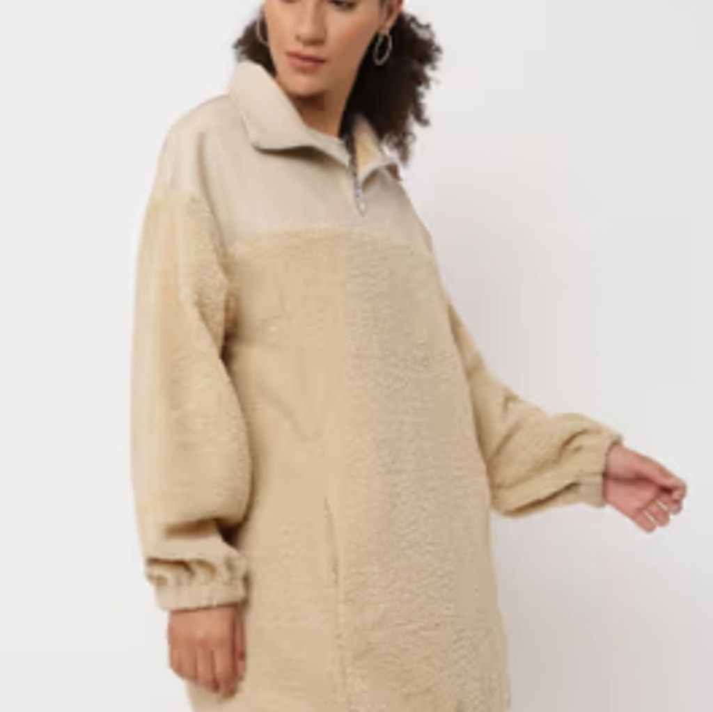 Missguided Missguided, sweater dress, tan, womens 4, nwot Size S / US 4 / IT 40 - 9 Thumbnail