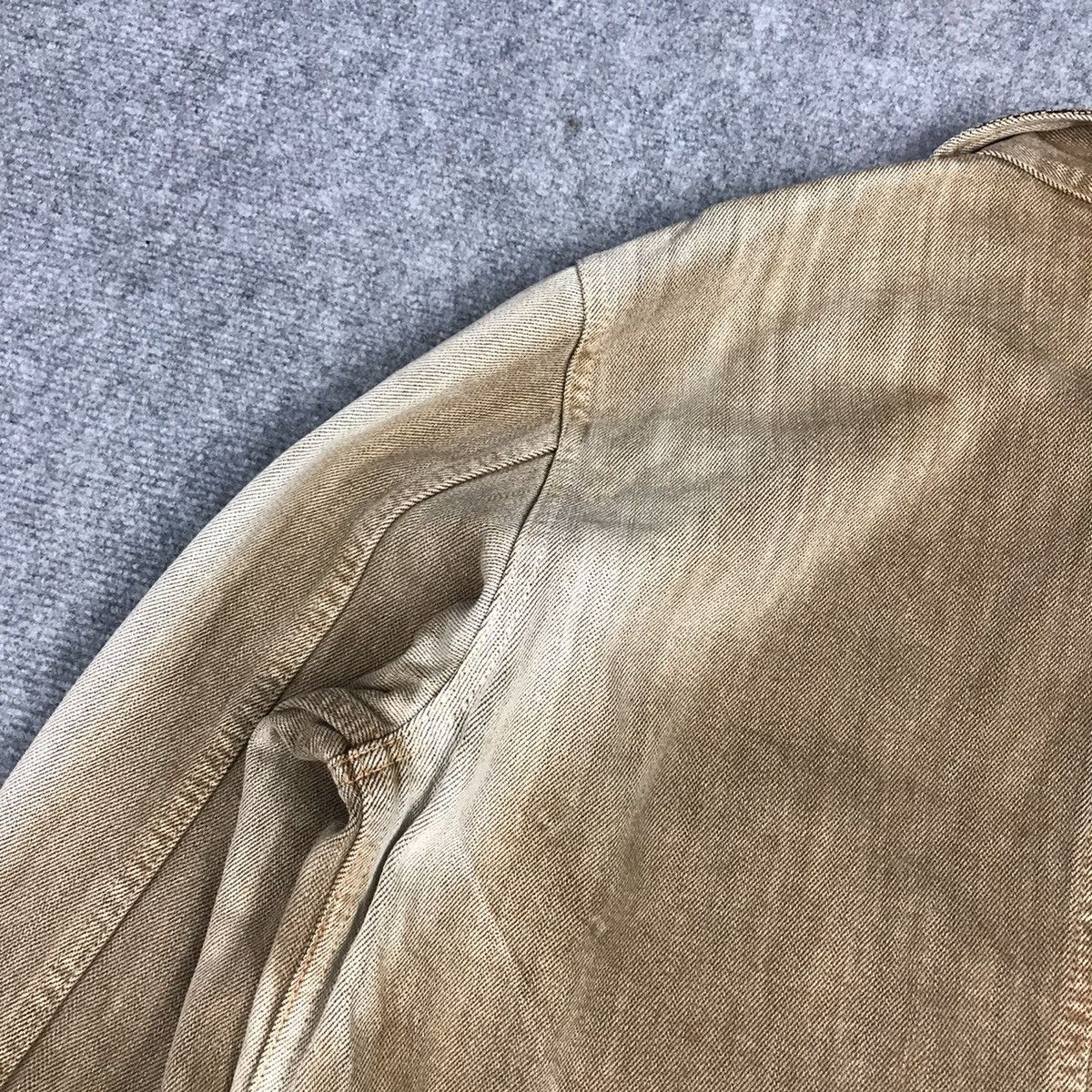 Japanese Brand × Spellbound SPELLBOUND CHORE DISTRESSED BROWN SUN FADED BUTTON JACKET Size US M / EU 48-50 / 2 - 8 Thumbnail