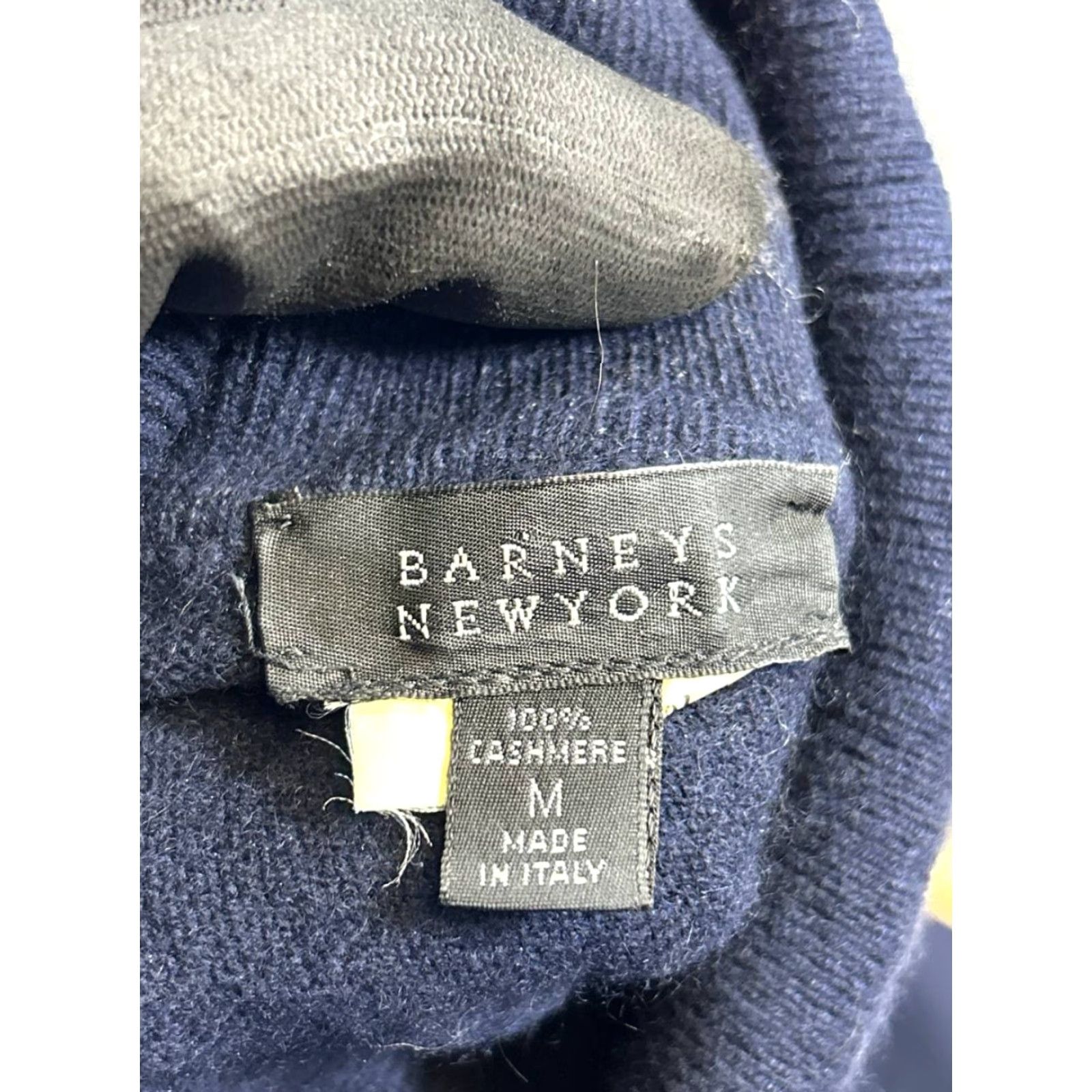 Vintage VINTAGE Drakes Sweater Mens Medium Blue Cashmere Knit Turtleneck Pullover Winter Fall Solid Size US M / EU 48-50 / 2 - 3 Thumbnail