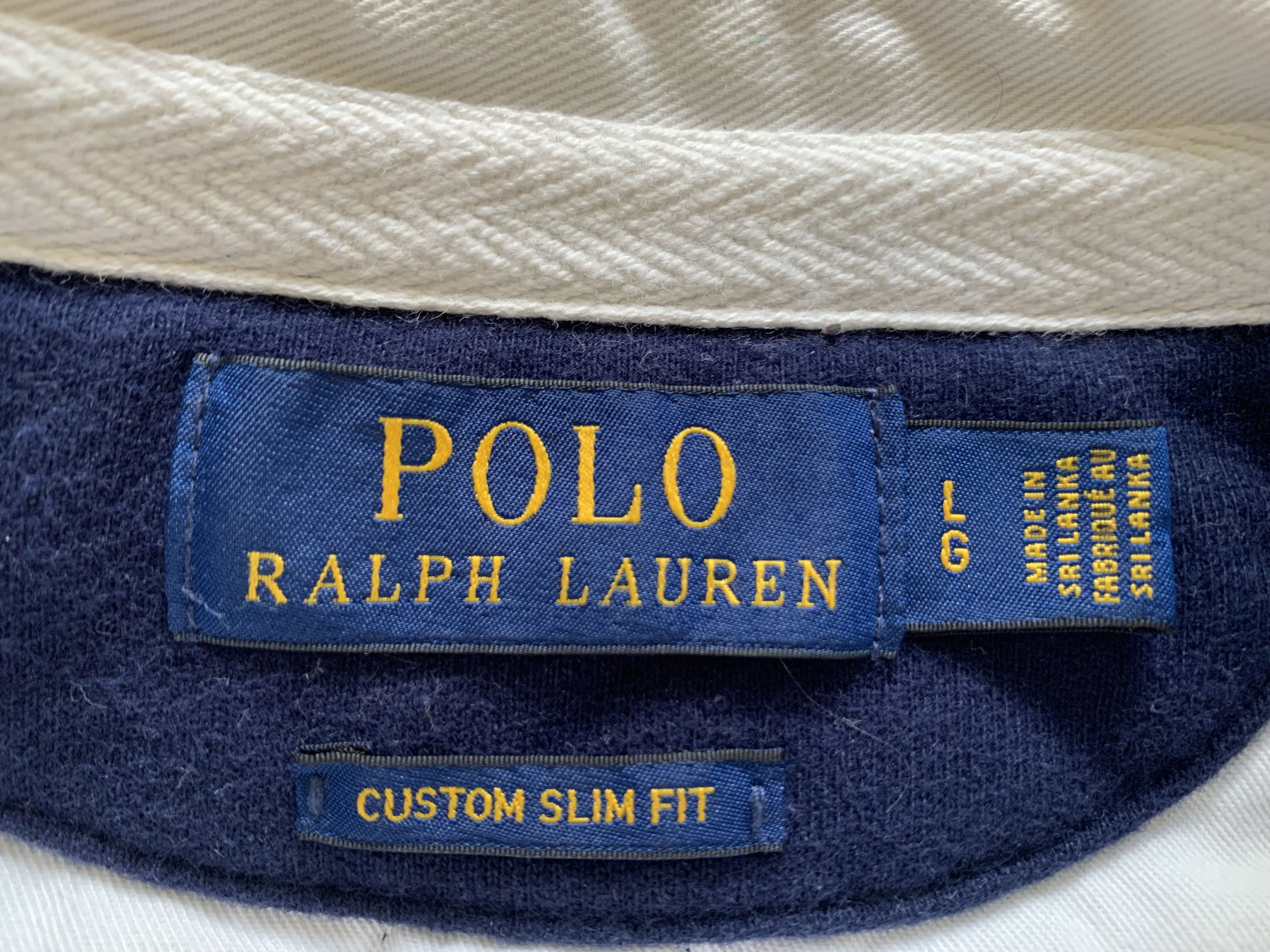 Polo Ralph Lauren × Ralph Lauren Polo Ralph Lauren Custom Slim Fit Long Sleeve Polo Size US L / EU 52-54 / 3 - 5 Thumbnail