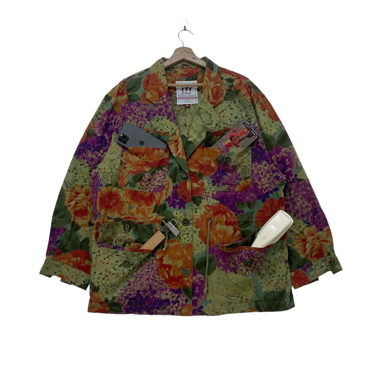 Henry Cotton's 🔥 Design By Hennry Cottons Fullprint Floral Multi Pocket Size L / US 10 / IT 46 - 2 Thumbnail