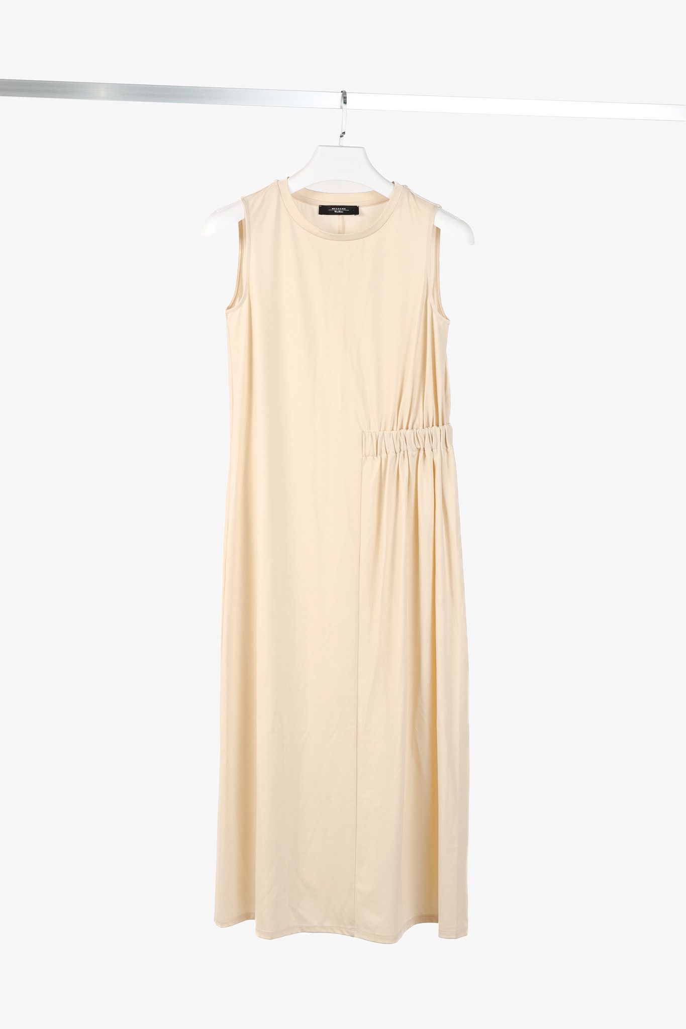 Weekend Max Mara Weekend Max Mara Tenebre Ivory Flowing Jersey Dress Size XS / US 0-2 / IT 36-38 - 1 Thumbnail