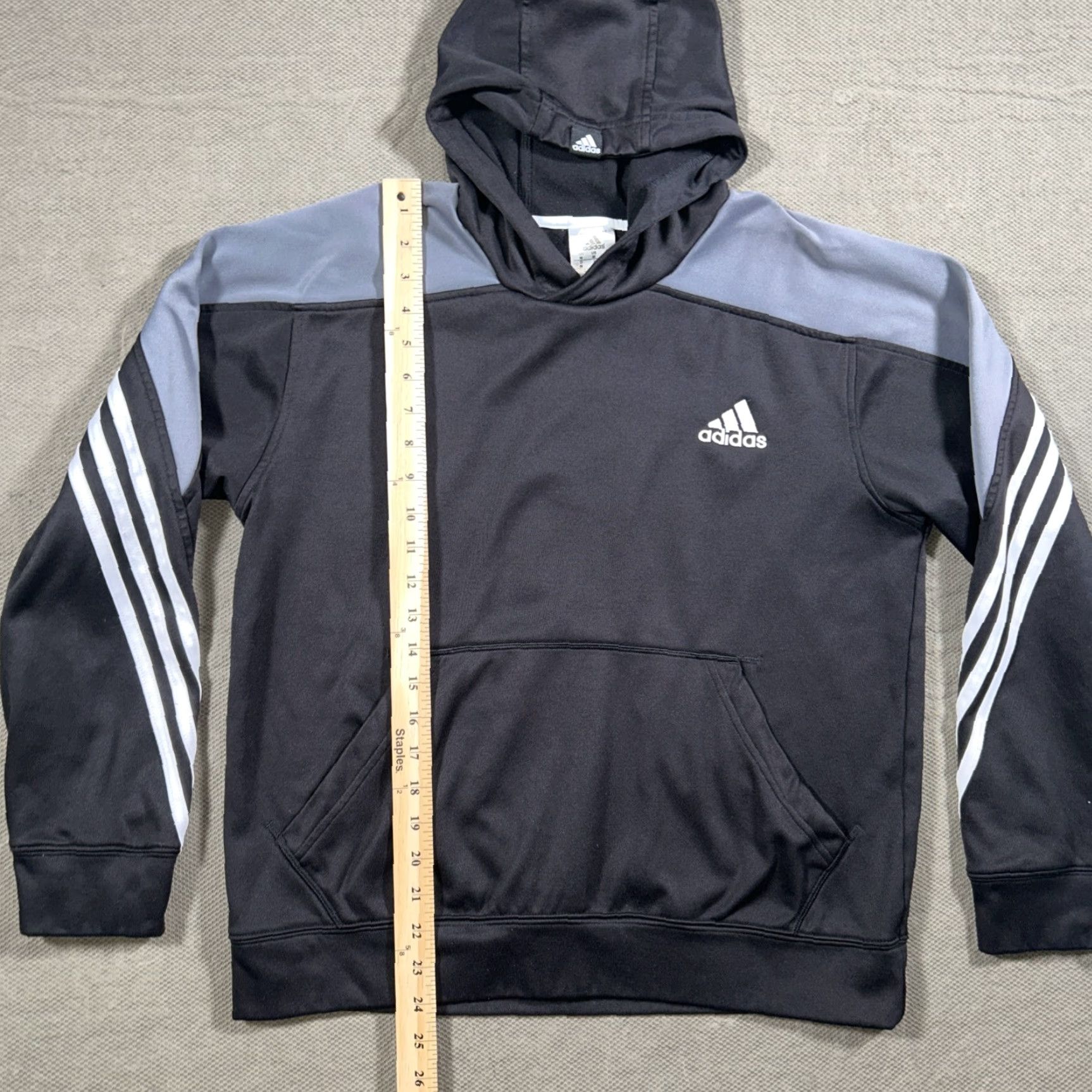 Adidas Adidas Basketball Climawarm Hoodie Mens M Black Pockets Logo Pullover Sweatshirt Shirt Size US M / EU 48-50 / 2 - 5 Thumbnail