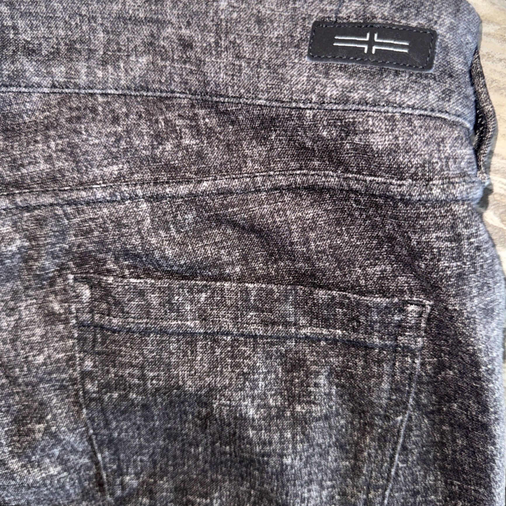 Vintage Liverpool Dress Pants Charcoal Black Heathered Tapered 25 Inseam 12P Petite Women’s Workwear Pants Size 34" / US 12 / IT 48 - 4 Thumbnail