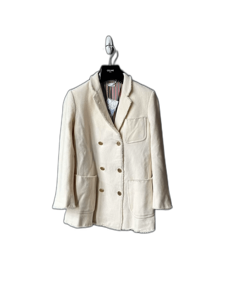Thom Browne Thom Browne Double Breasted Blazer-yf Size US S / EU 44-46 / 1 - 1 Thumbnail