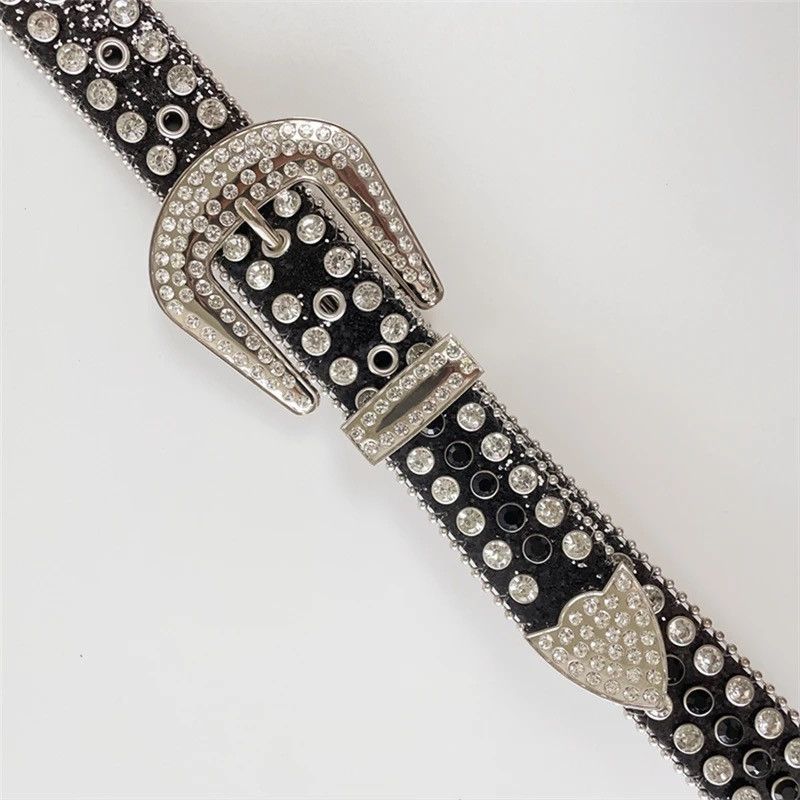 Other Luxury Rhinestones Belt Sparkle Studded Belts Size ONE SIZE - 3 Thumbnail