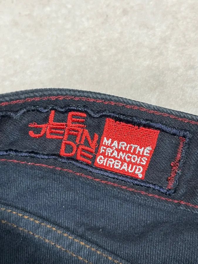 Marithe + Francois Girbaud SS2013 Marithé + François Girbaud Navy Blue Studded Denim Jeans Size US 32 / EU 48 - 11 Thumbnail